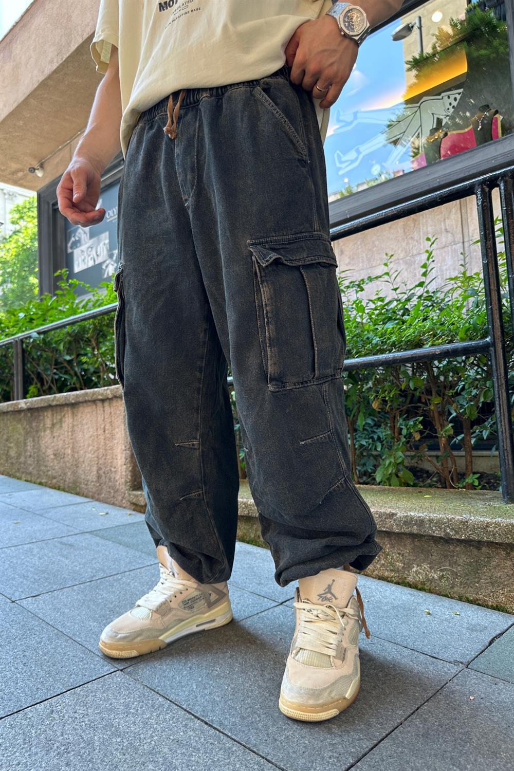 Acid Wash Cepli Jean Pantolon P691