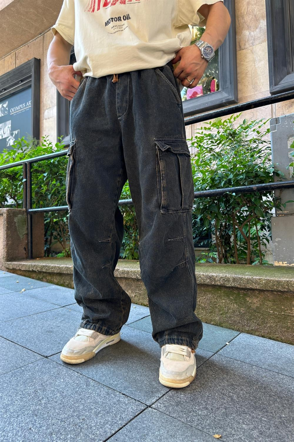 Acid Wash Cepli Jean Pantolon P691