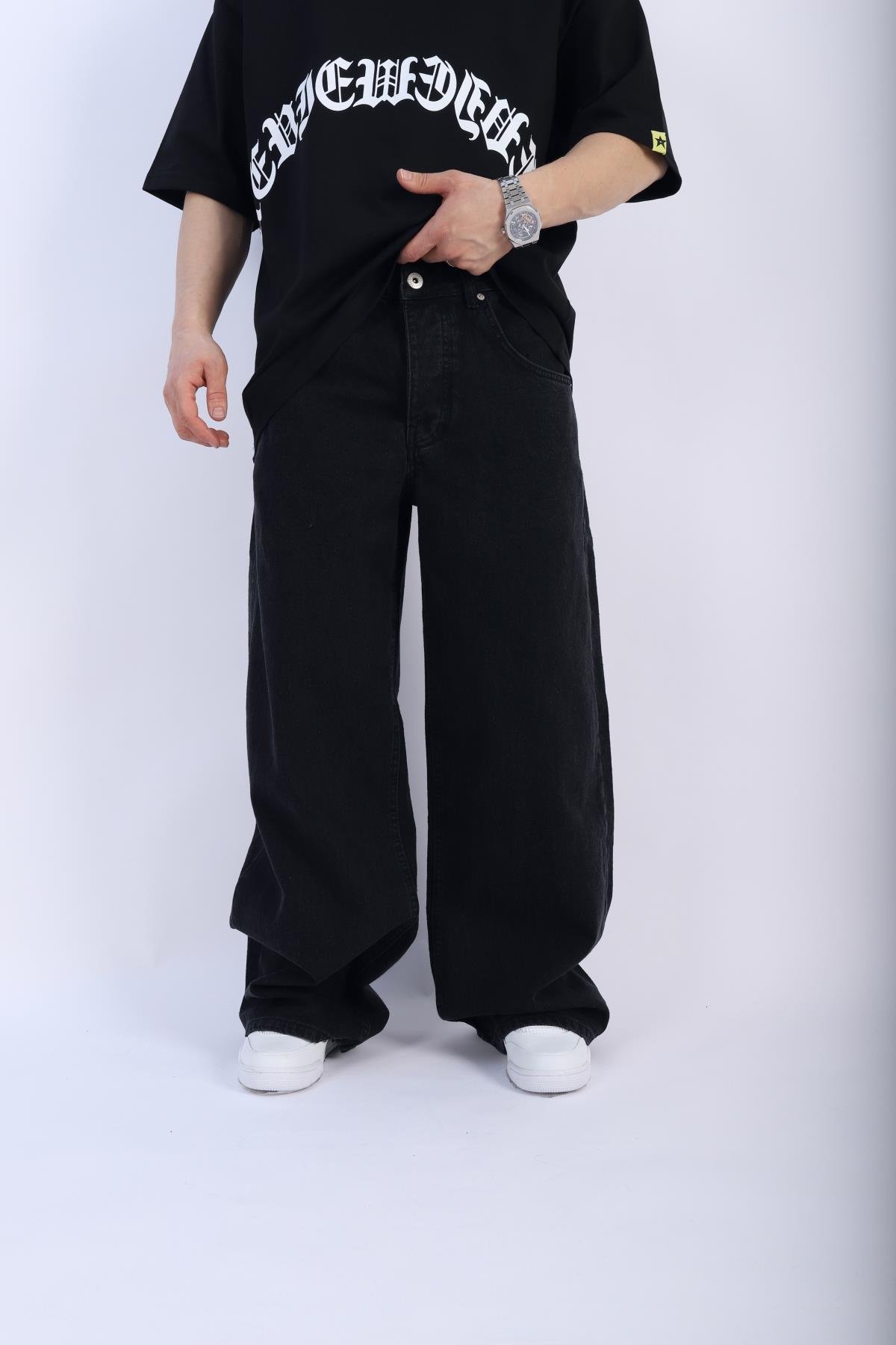 Acid Wash Füme Jean Pantolon P911