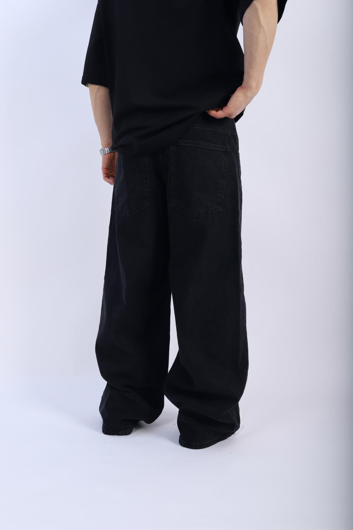 Acid Wash Füme Jean Pantolon P911
