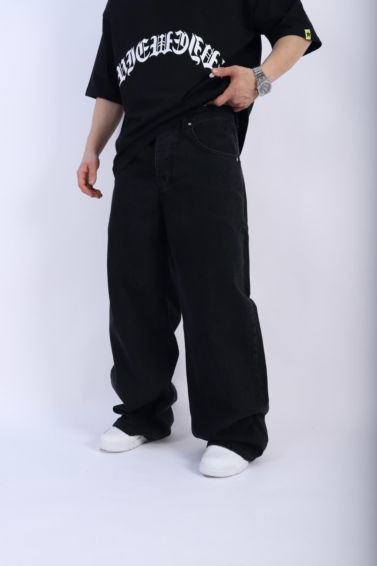 Acid Wash Füme Jean Pantolon P911