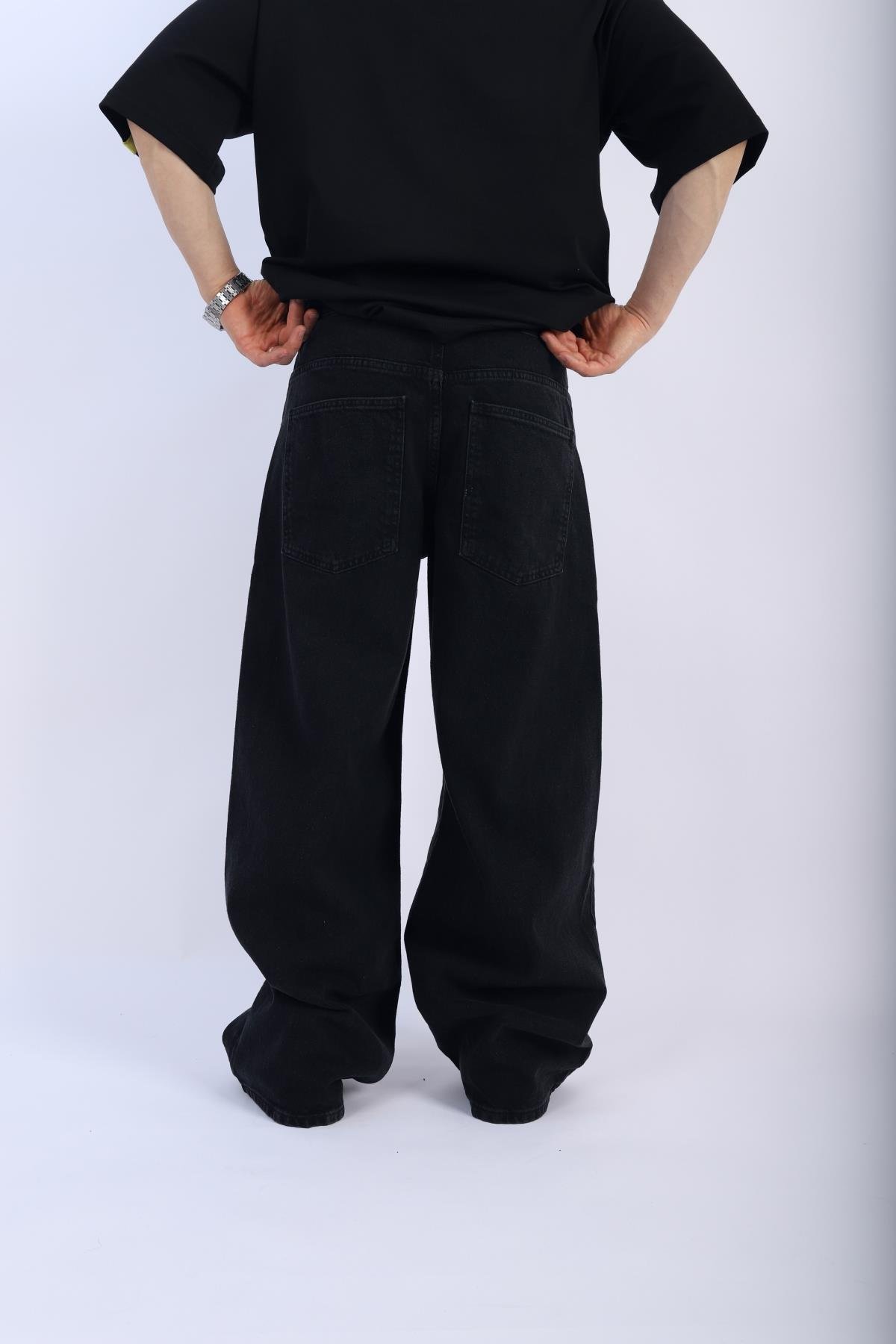 Acid Wash Füme Jean Pantolon P911