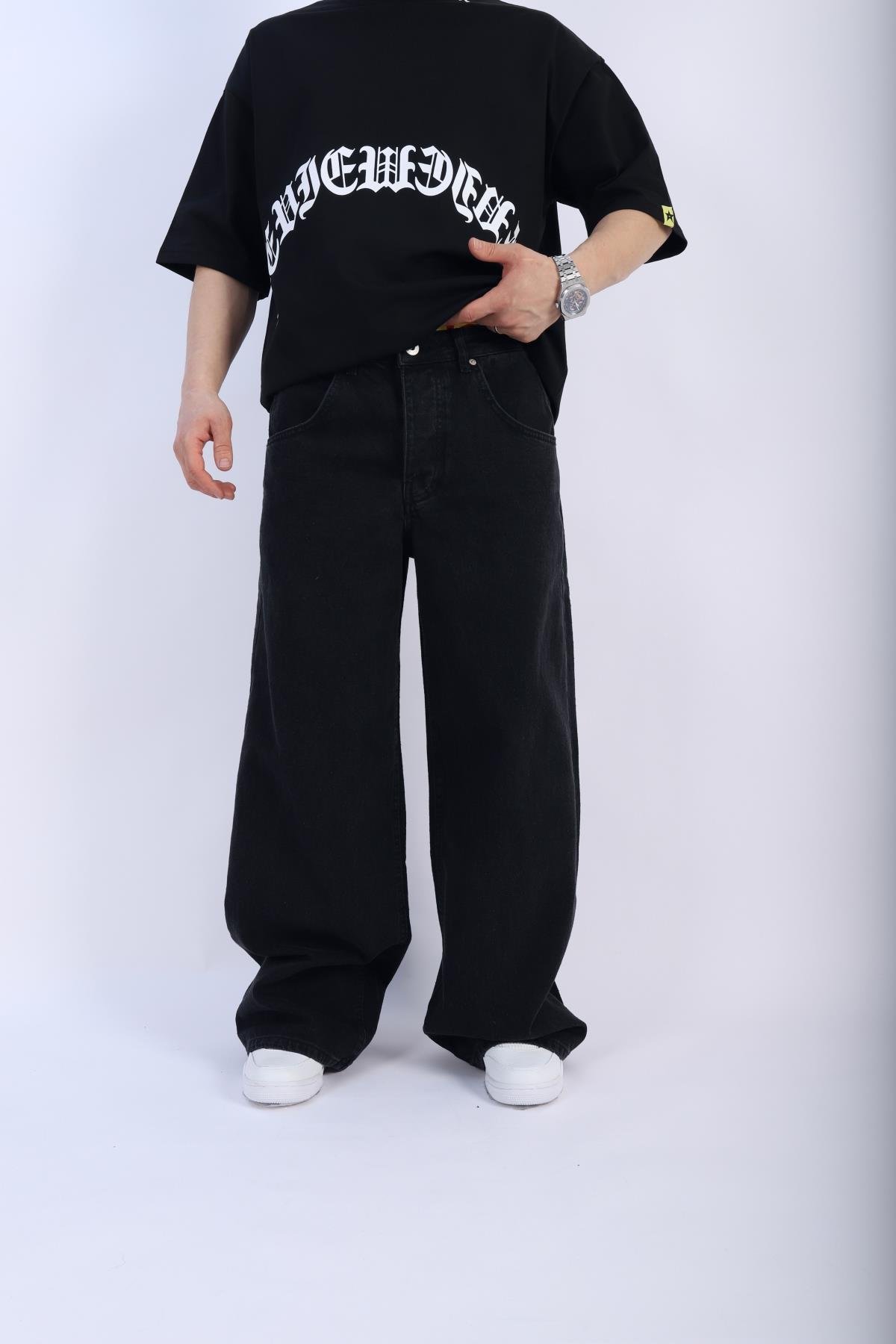 Acid Wash Füme Jean Pantolon P911