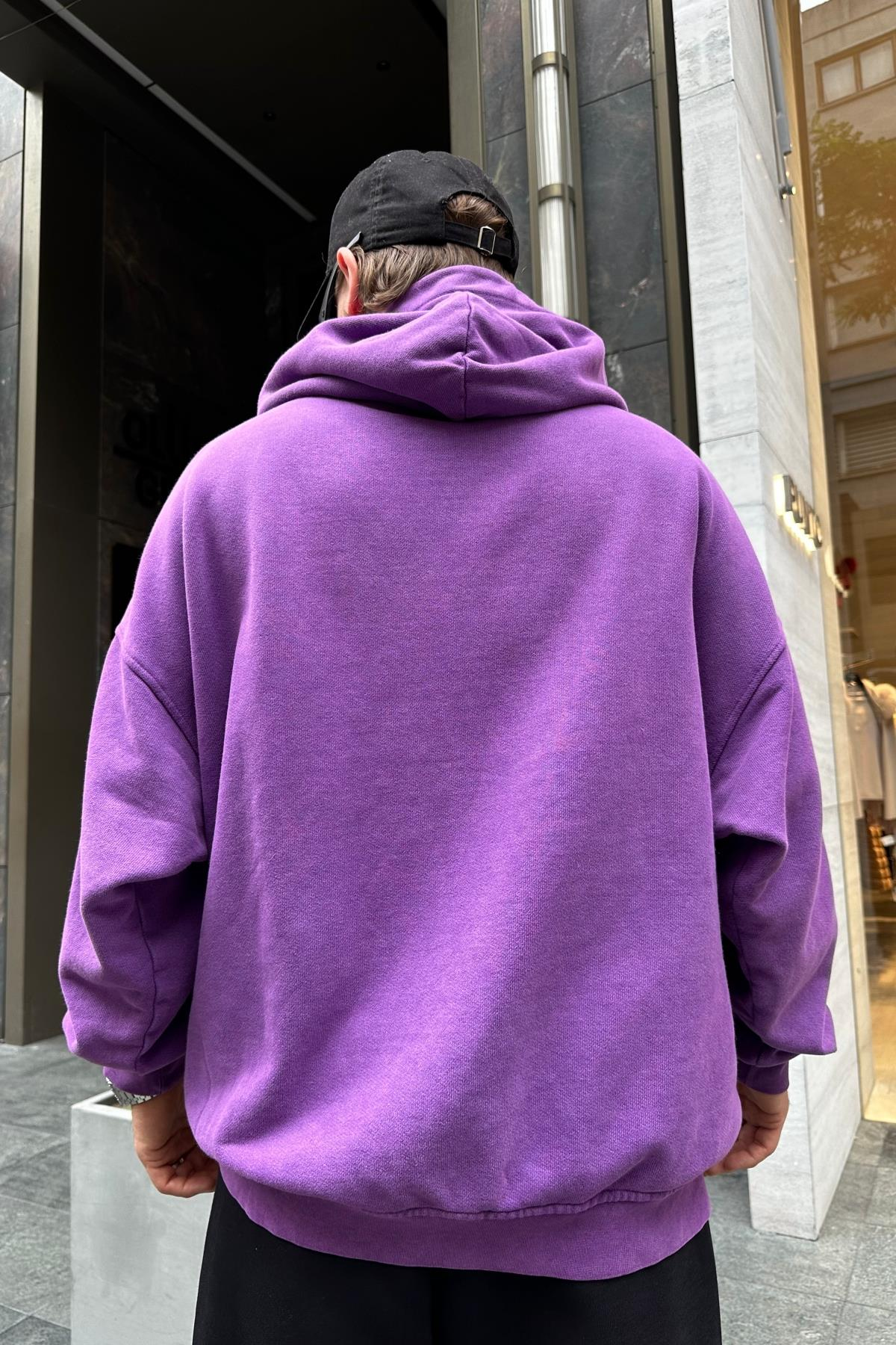 Acid Wash Mor Oversize Sweatshirt SW960