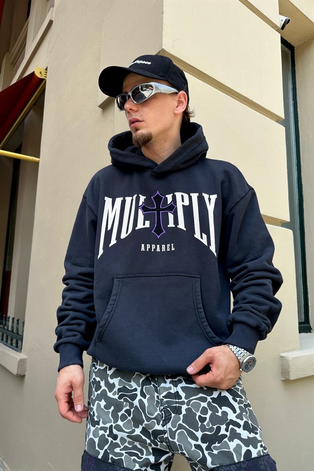 Acid Wash Multiply Baskılı Oversize Sweatshirt SW862
