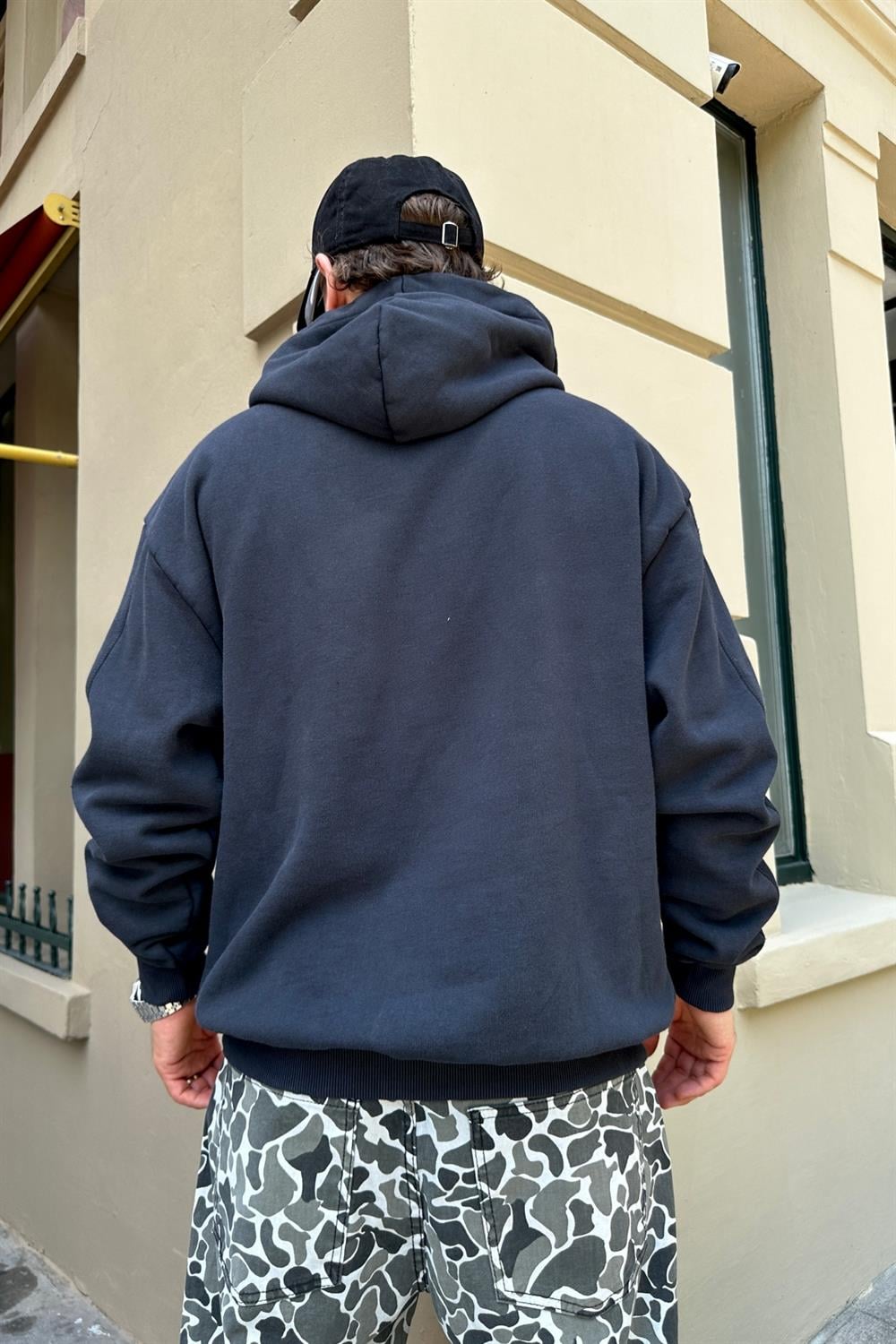Acid Wash Multiply Baskılı Oversize Sweatshirt SW862