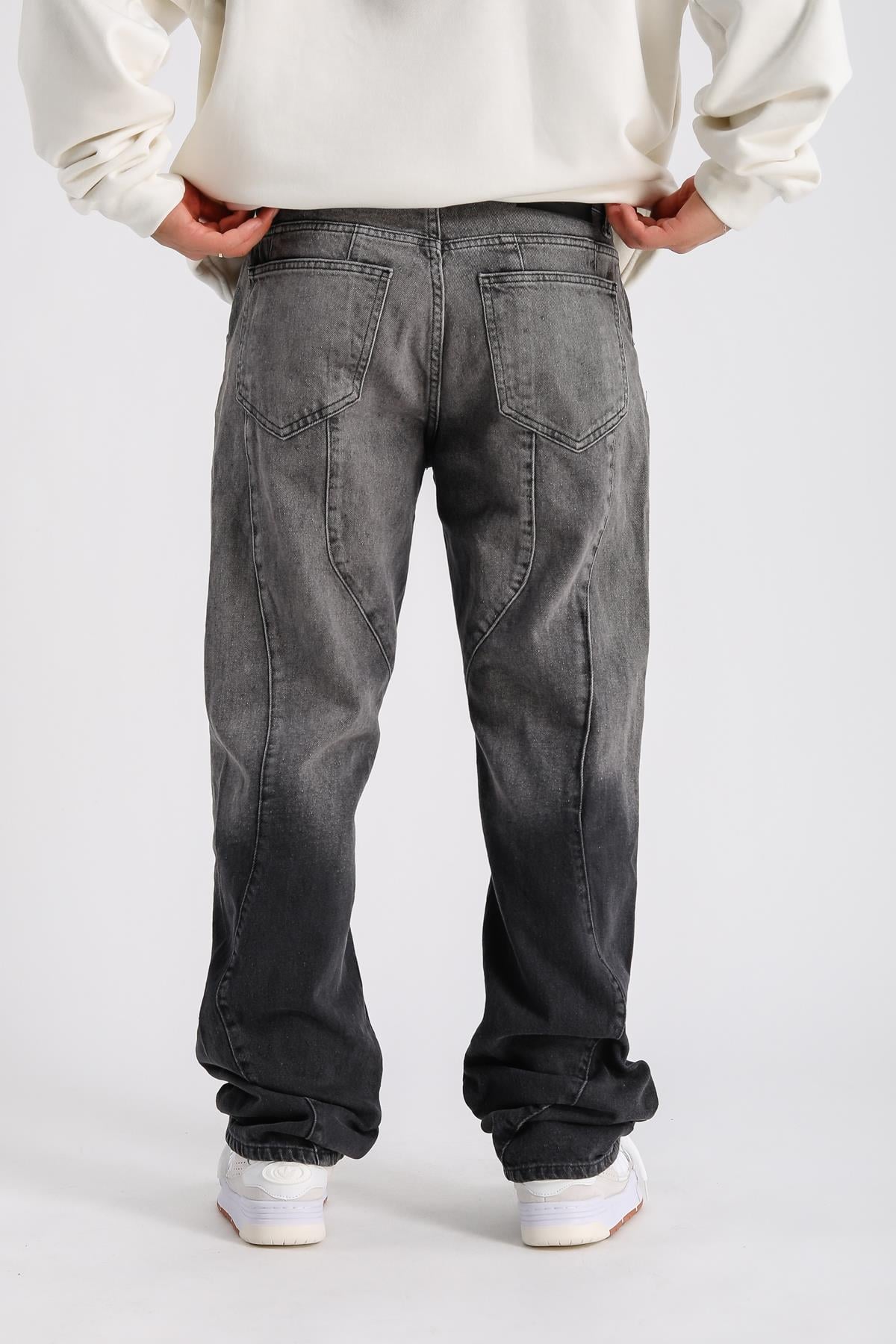 Acid Wash Şerit Detay Jean Pantolon P950