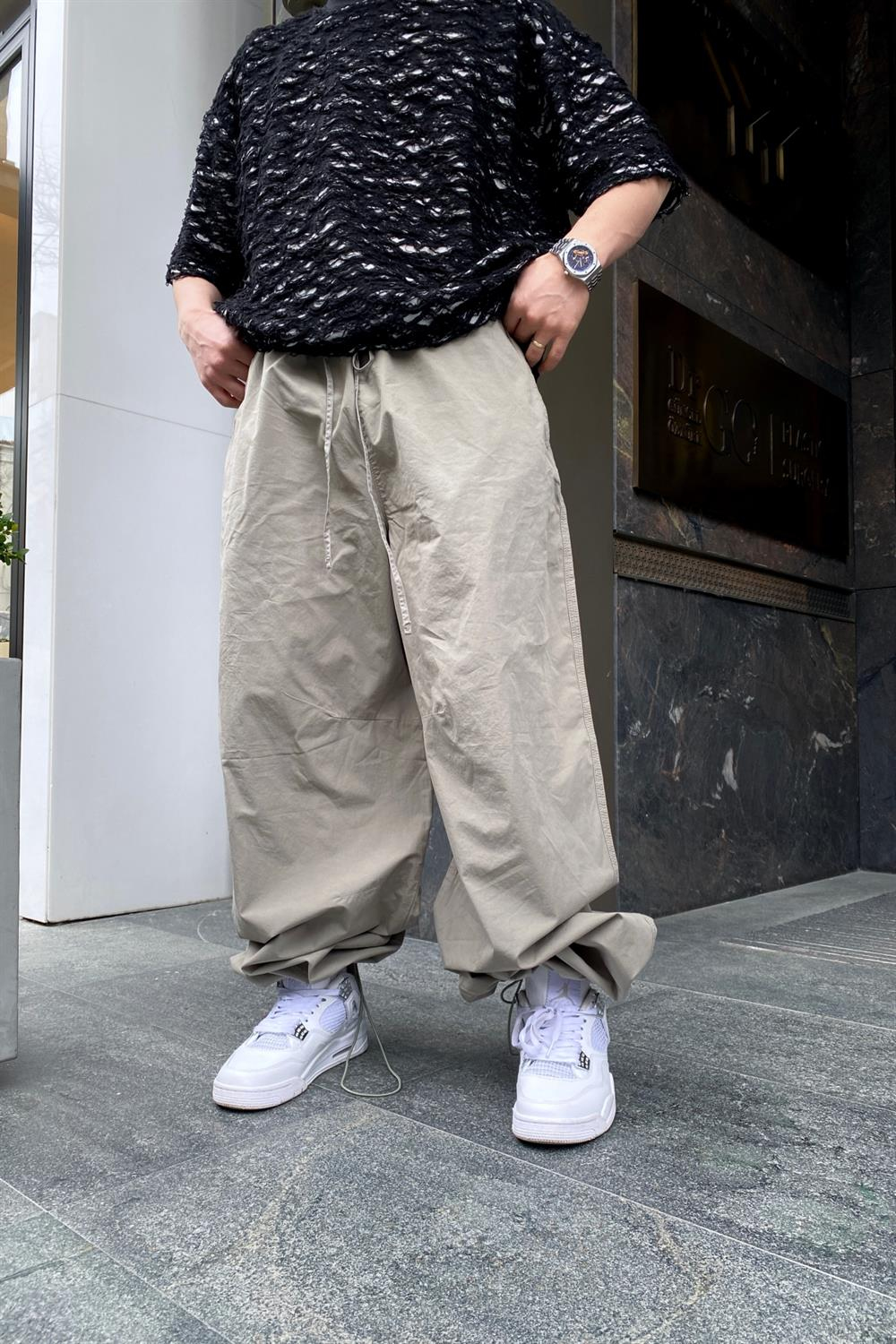 Açık Yeşil Combat Gabardin Pantolon P579