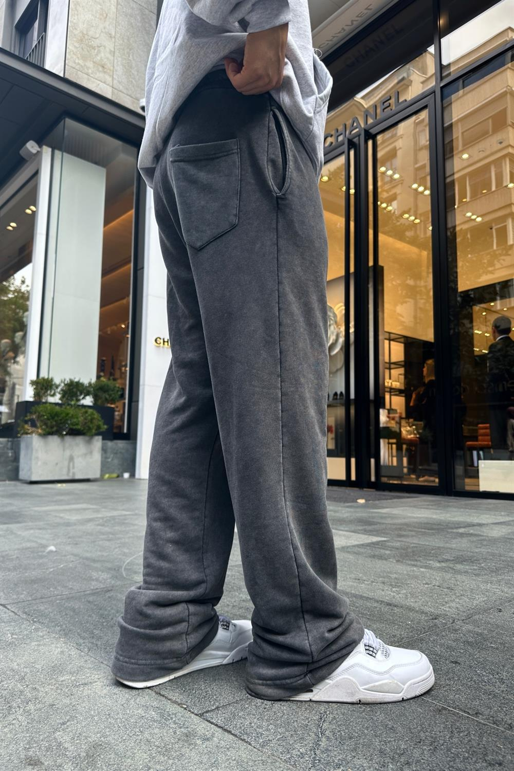 Actual Baskılı Acid Wash Eşofman ESF437