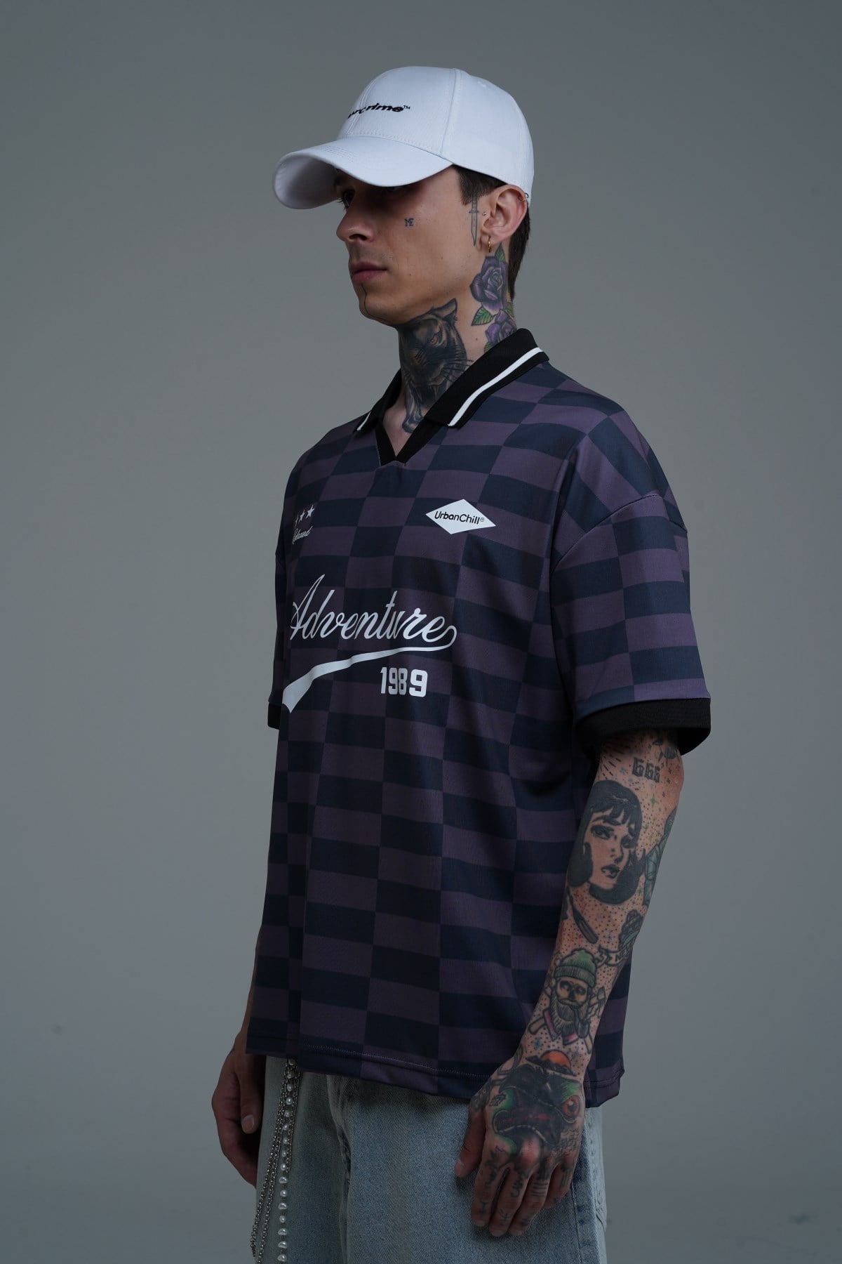 Adventure Baskılı Kahve Oversize Forma Tshirt PM01 26Y282
