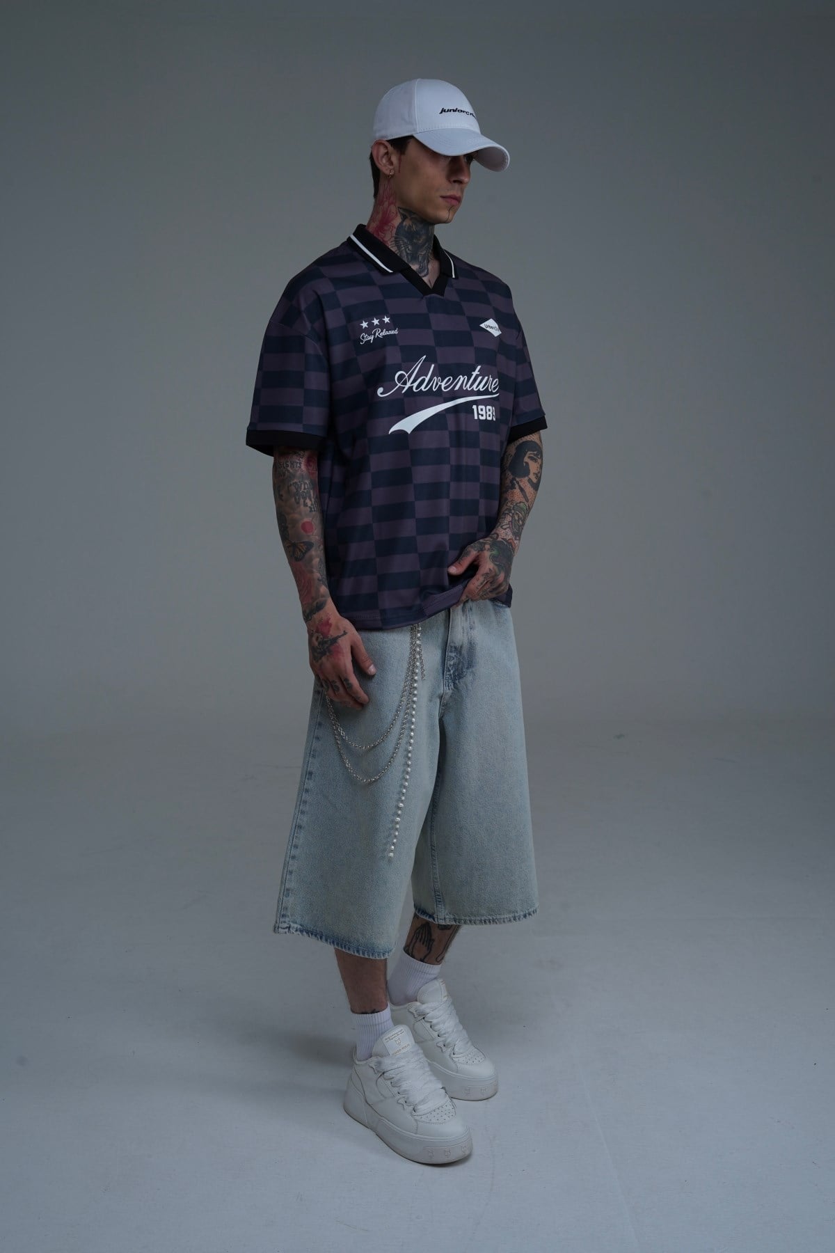 Adventure Baskılı Kahve Oversize Forma Tshirt PM01 26Y282