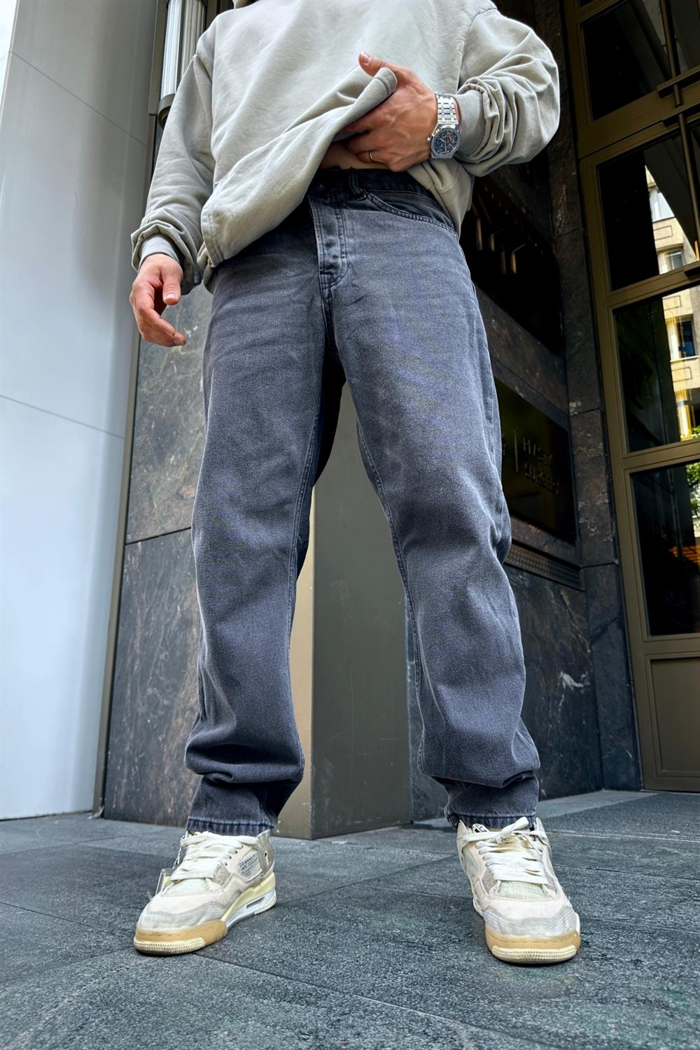 Antrasit Basic Jean Pantolon P809