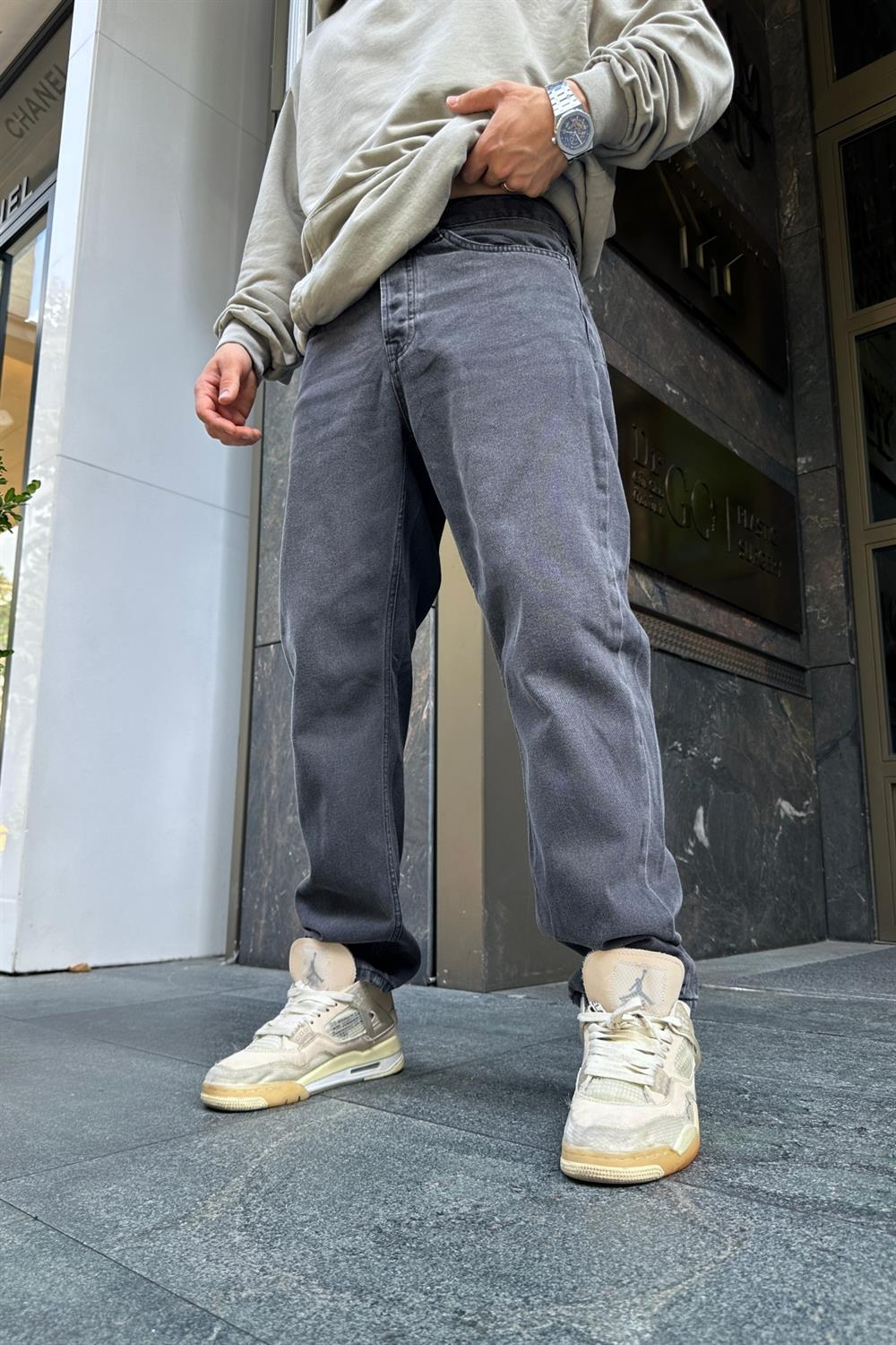 Antrasit Basic Jean Pantolon P809