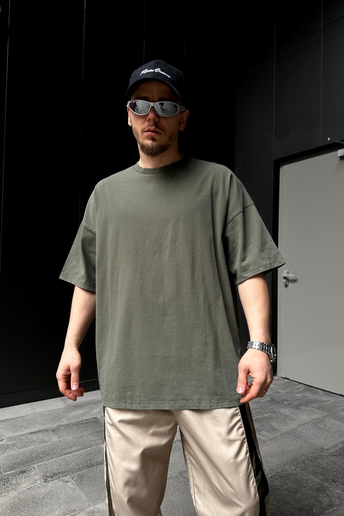 Asos Haki Basic Oversize Tshirt T880