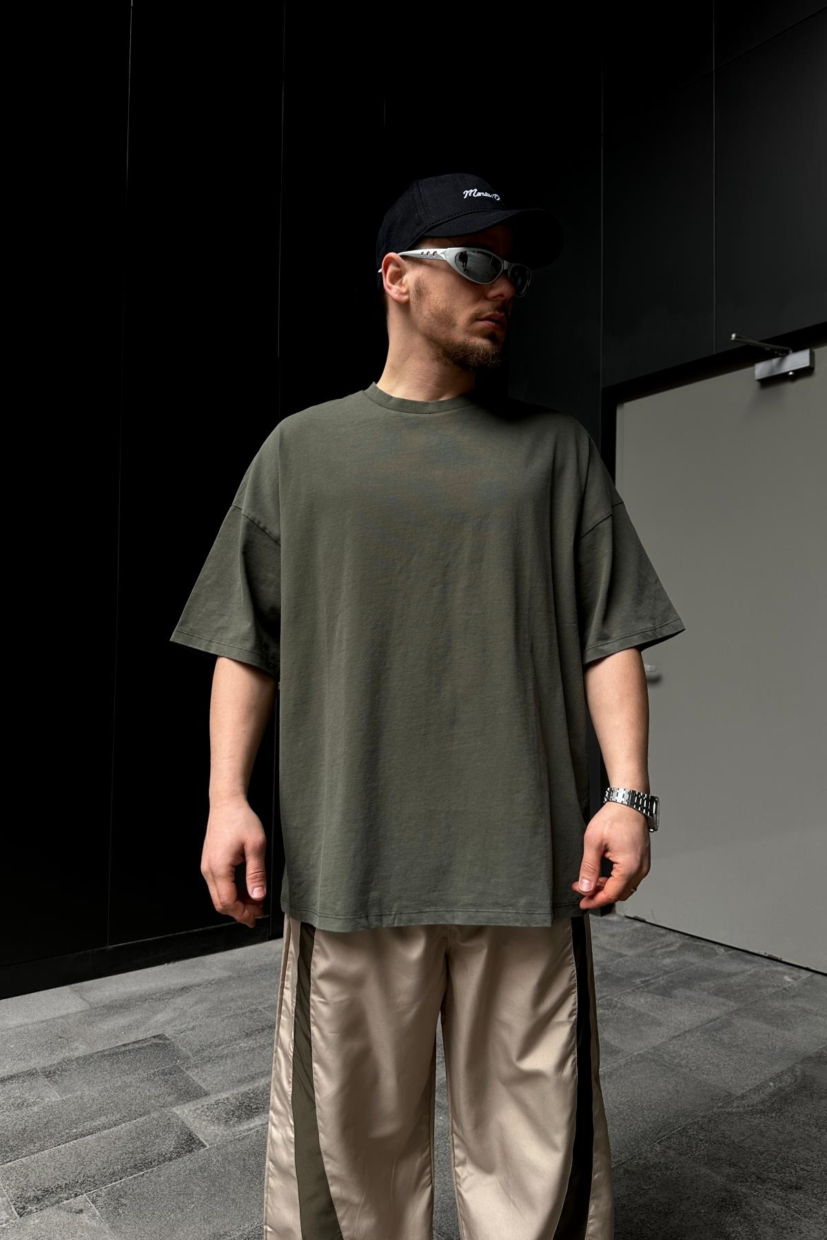 Asos Haki Basic Oversize Tshirt T880