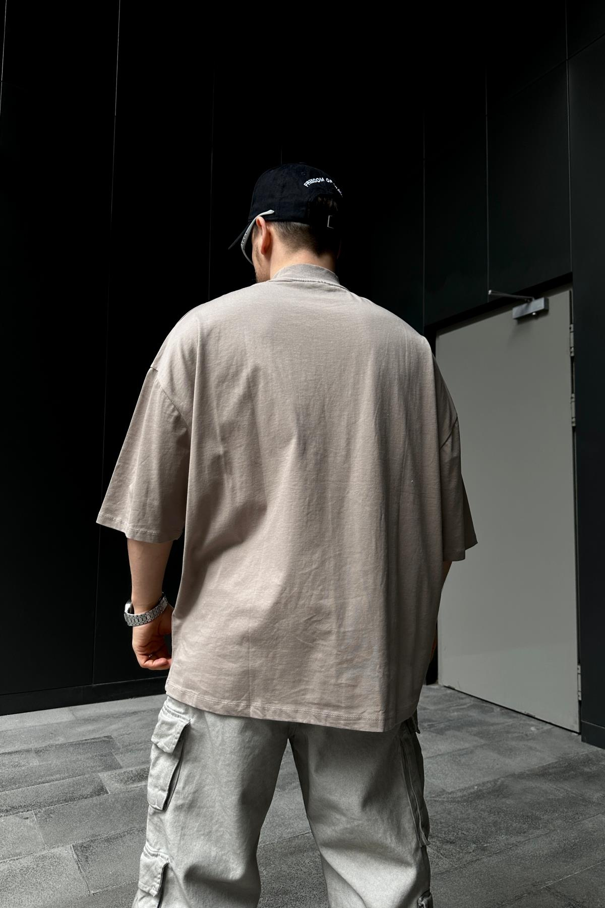 Asos Kahve Basic Oversize Tshirt T881