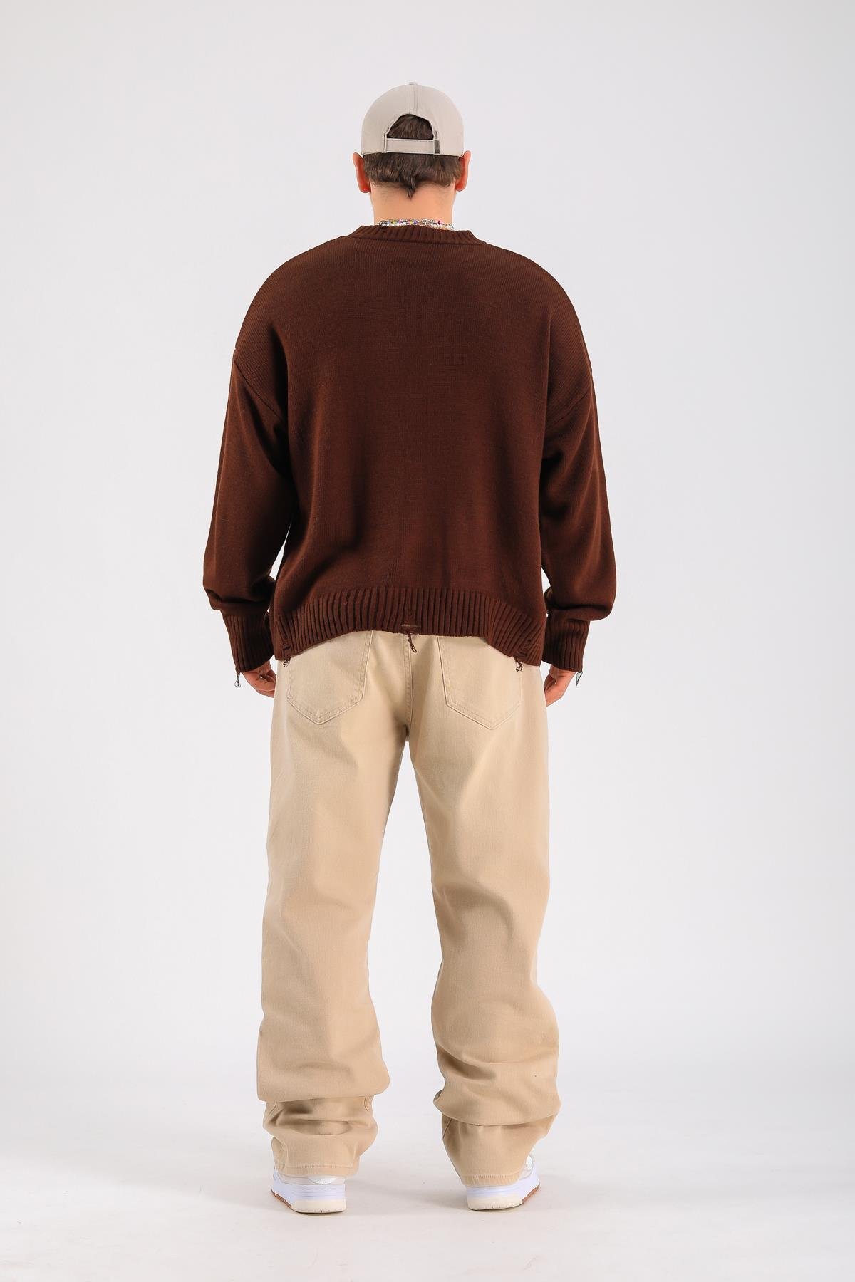 Baggy Heaven Hell Jean - Beige P1067