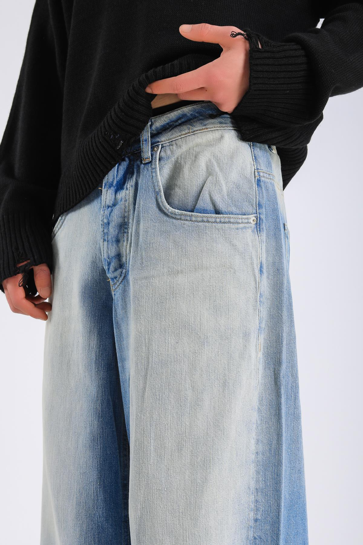 Baggy Washed Jean - Blue 2  P1081