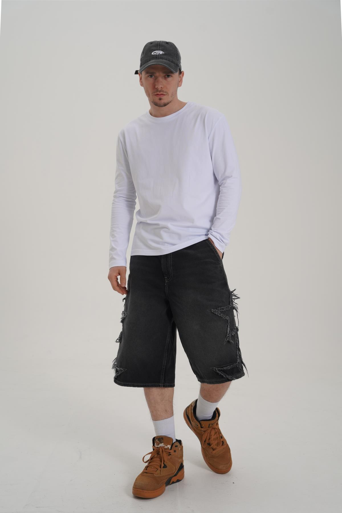 Basic Beyaz Fit İnce Kumaş Longsleeve CT01 24CY122