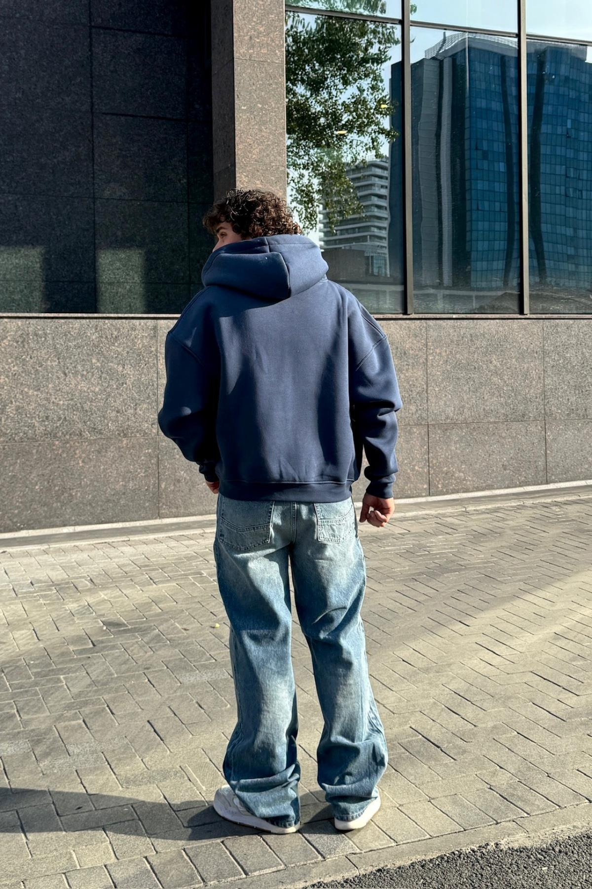 Basic Parlament Oversize Zipper Sweatshirt JC01