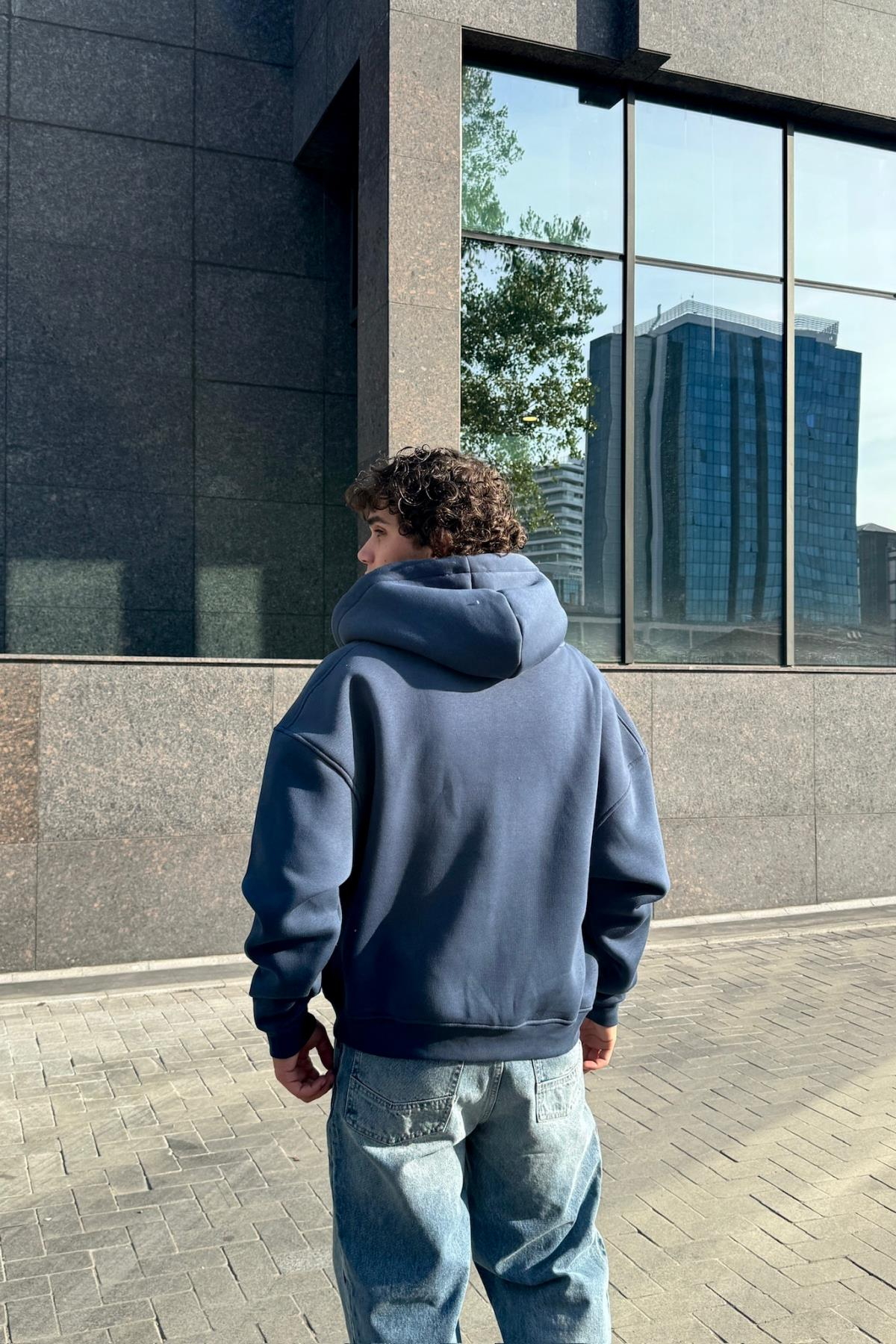Basic Parlament Oversize Zipper Sweatshirt JC01