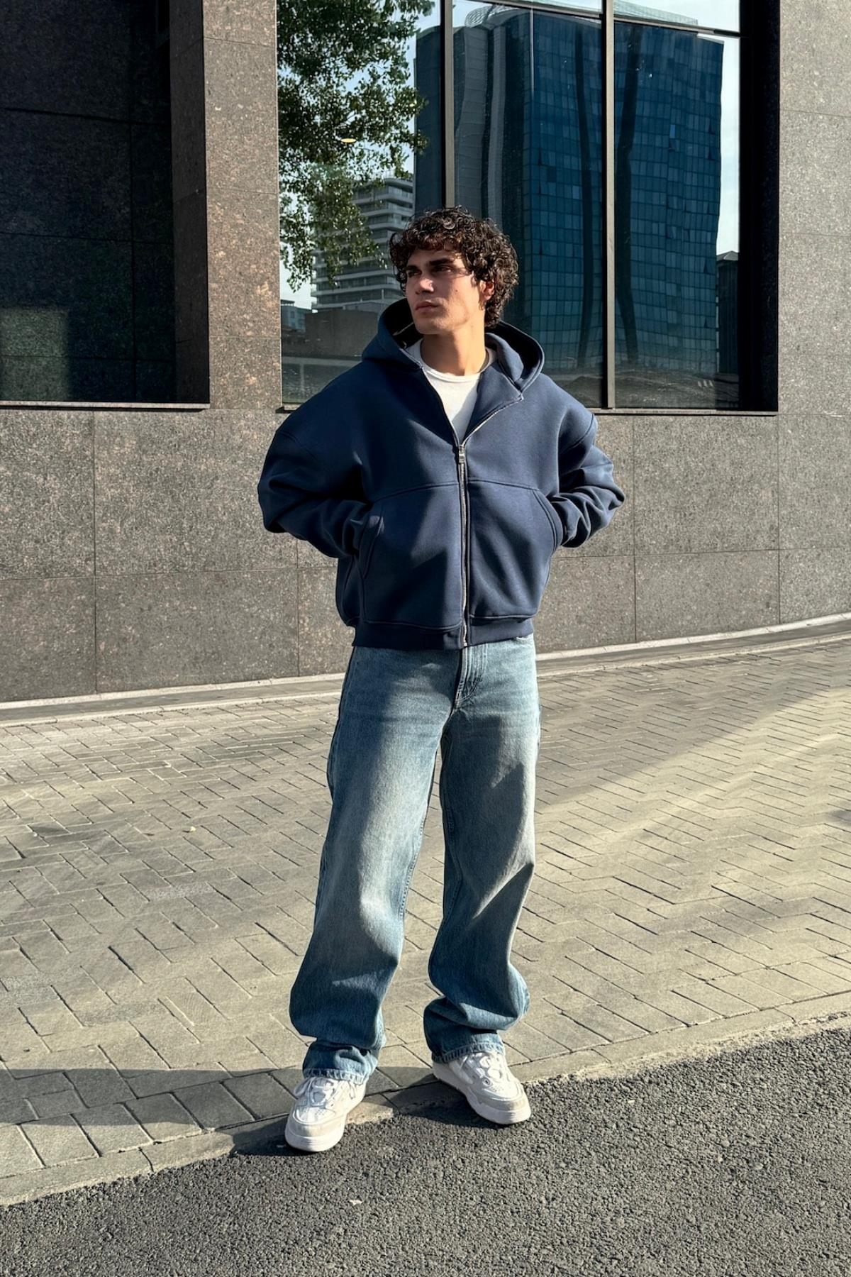 Basic Parlament Oversize Zipper Sweatshirt JC01