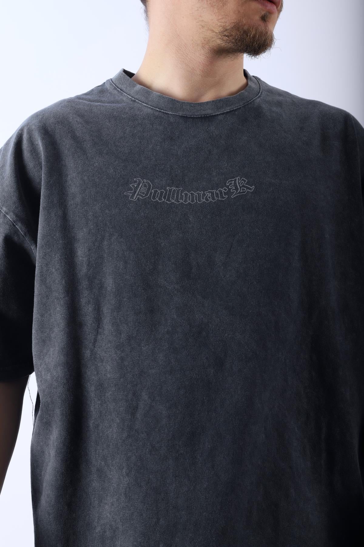 Baskılı Acid Wash Oversize Tshirt T948