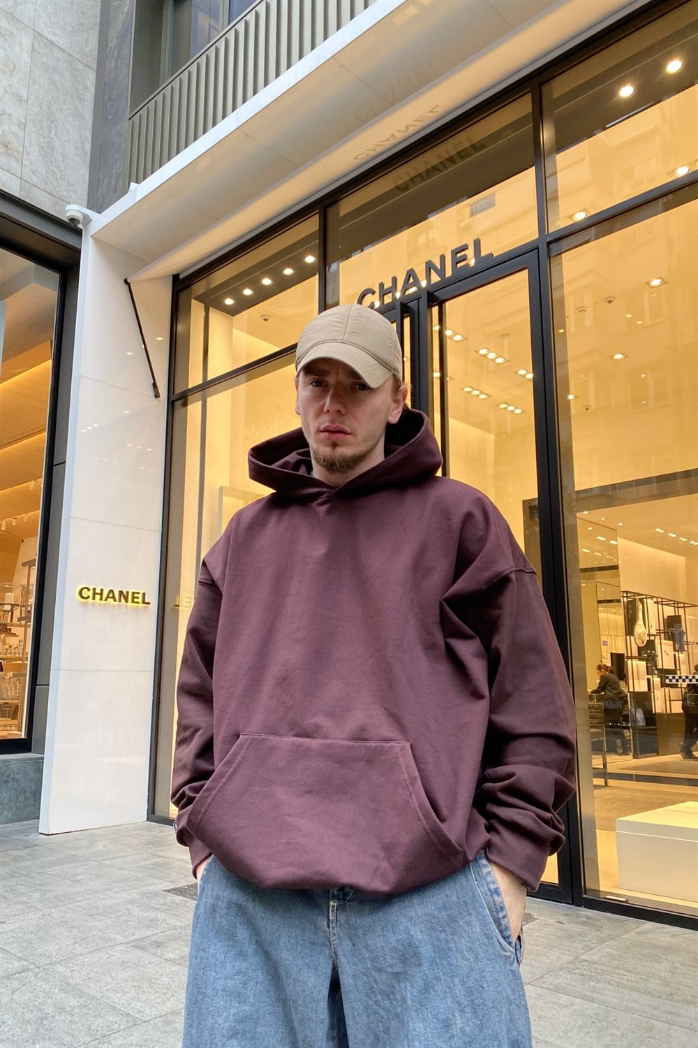Baskılı Oversize Sweatshirt SW852