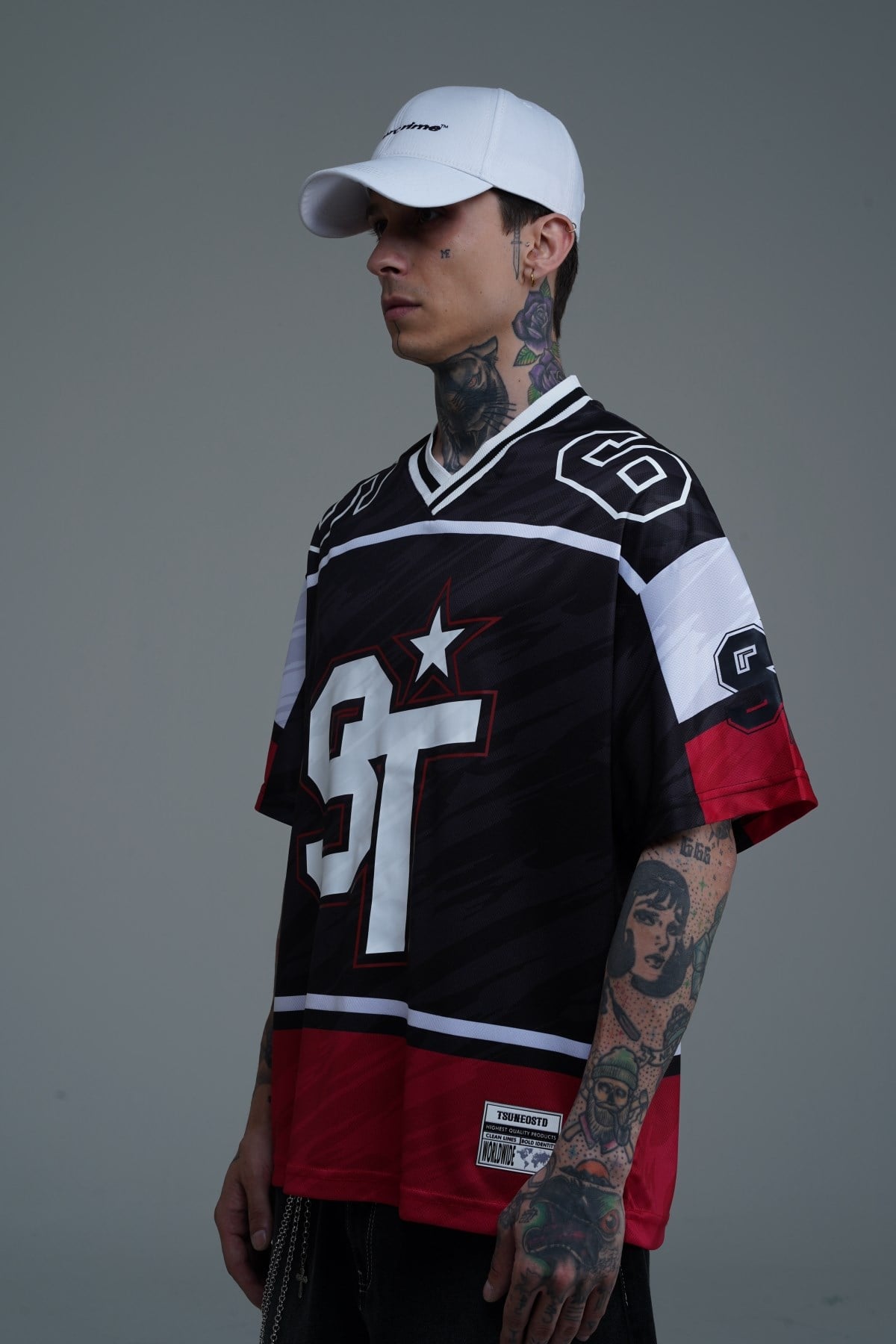 Baskılı St Oversize Forma Tshirt JC01 26Y195