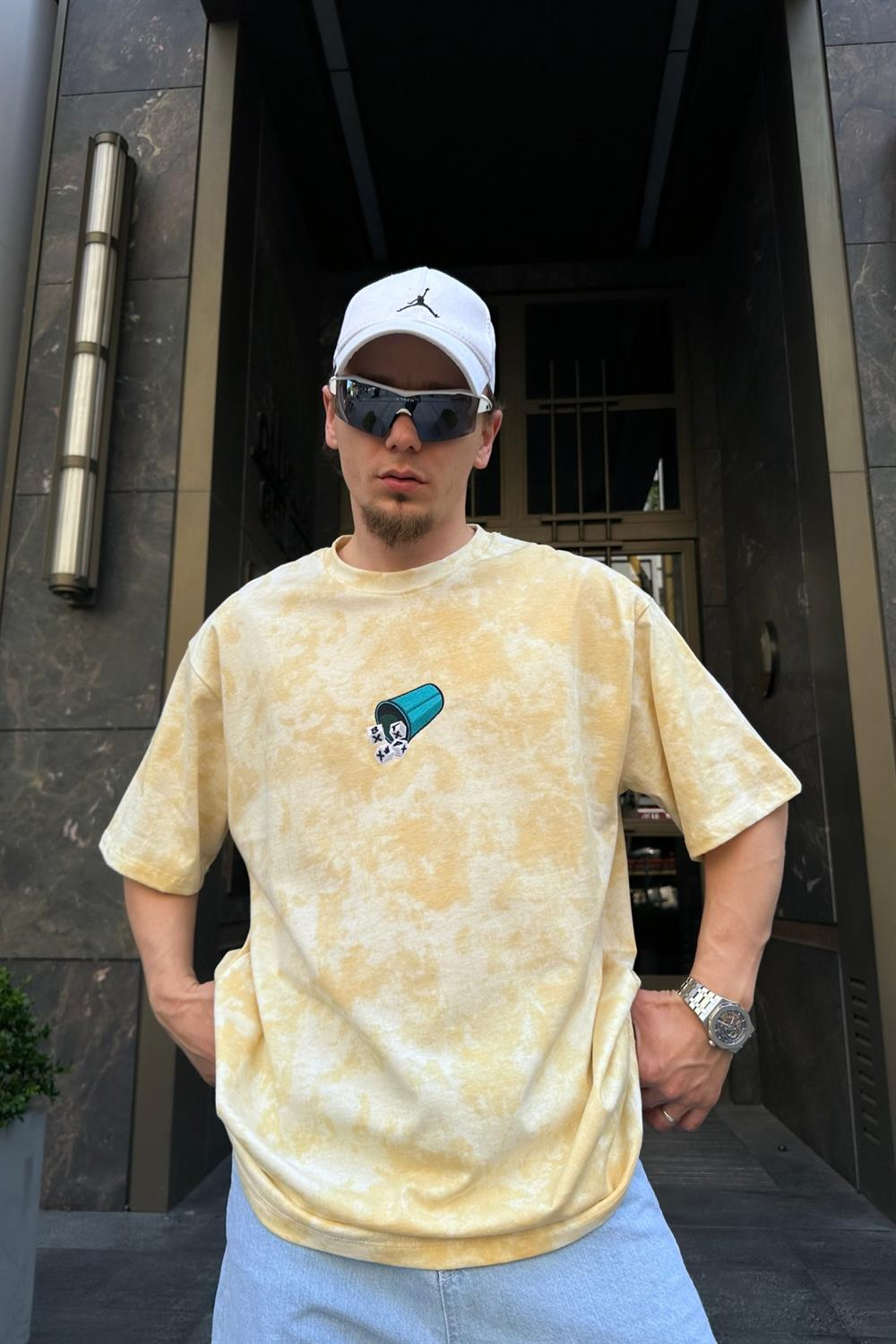 Batik Baskılı Oversize Tshirt T721
