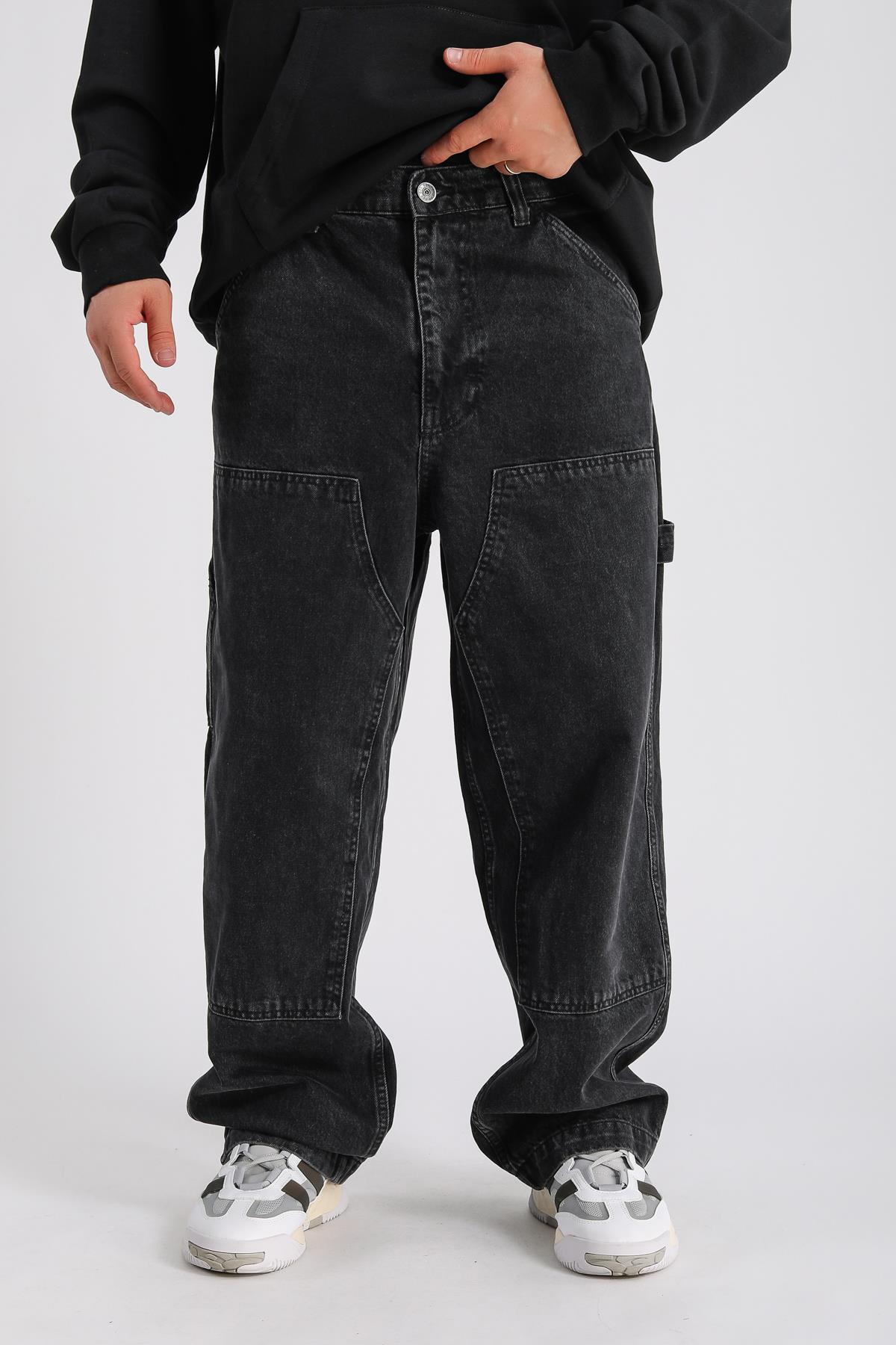 Bdg Blok Detay Füme Jean Pantolon P995