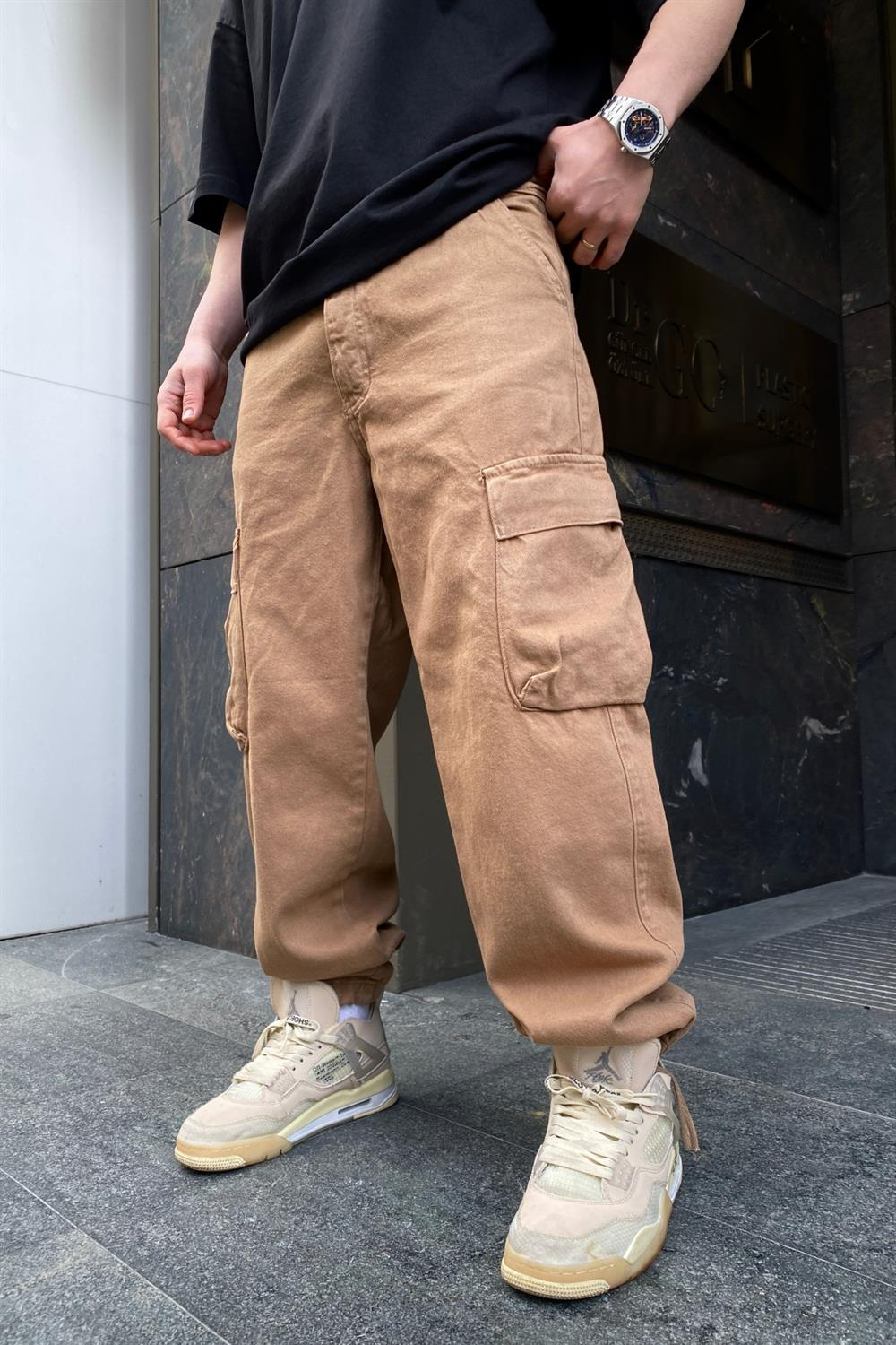 BDG Kahve 6 Cep Kargo Kot Pantolon P591