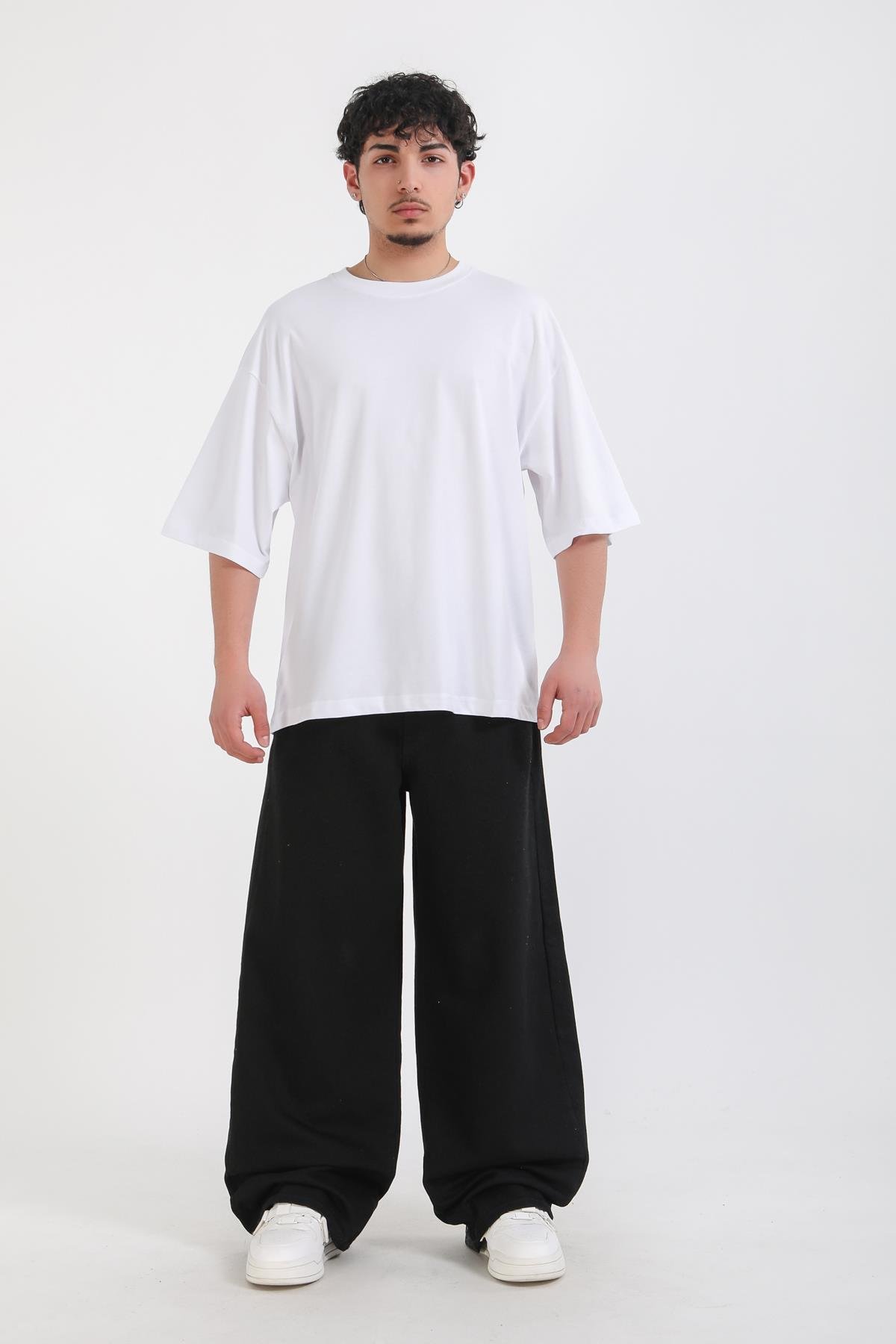 Beyaz Basic Oversize Tshirt