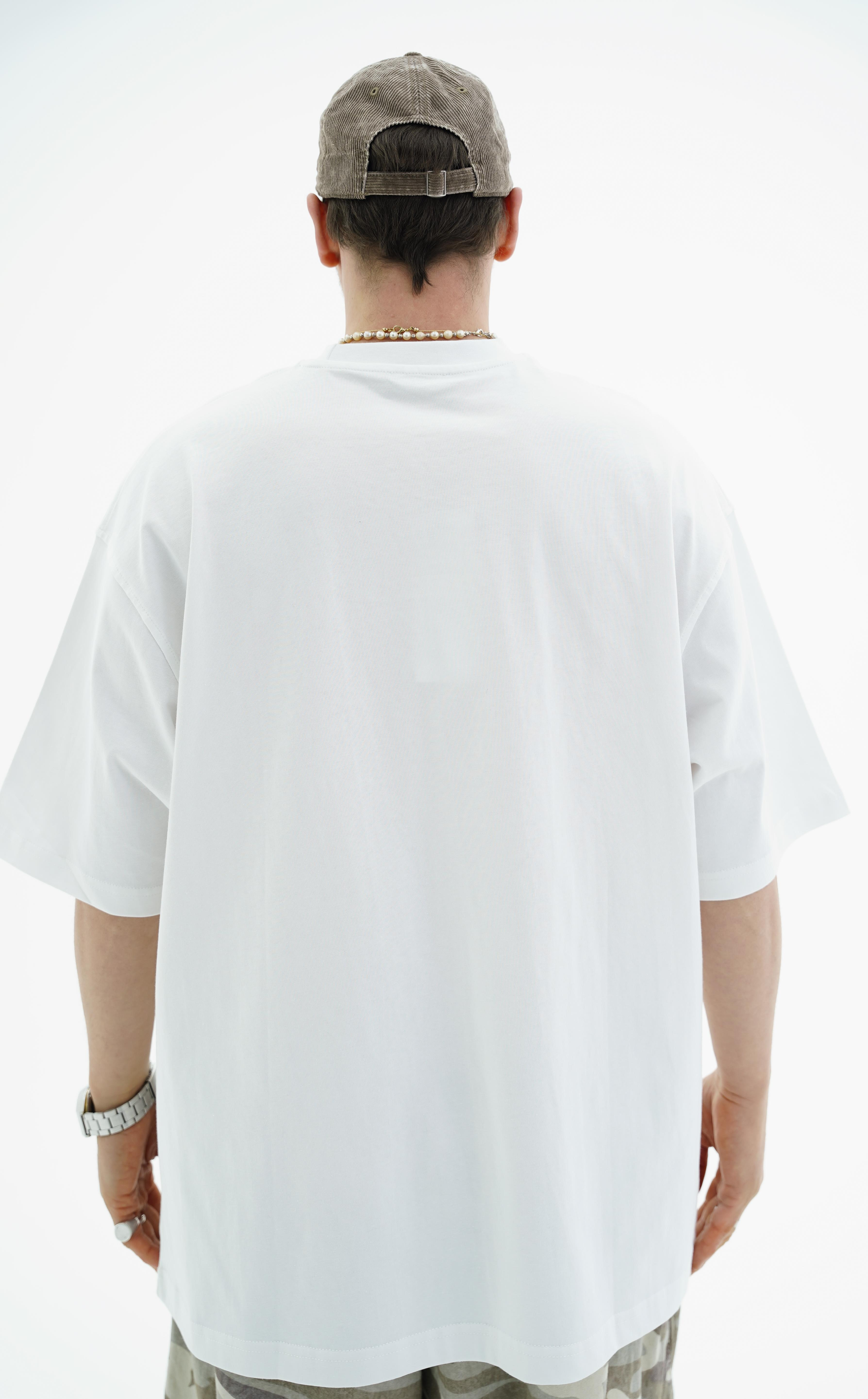 Beyaz Basic Oversize Tshirt JC01 24Y326