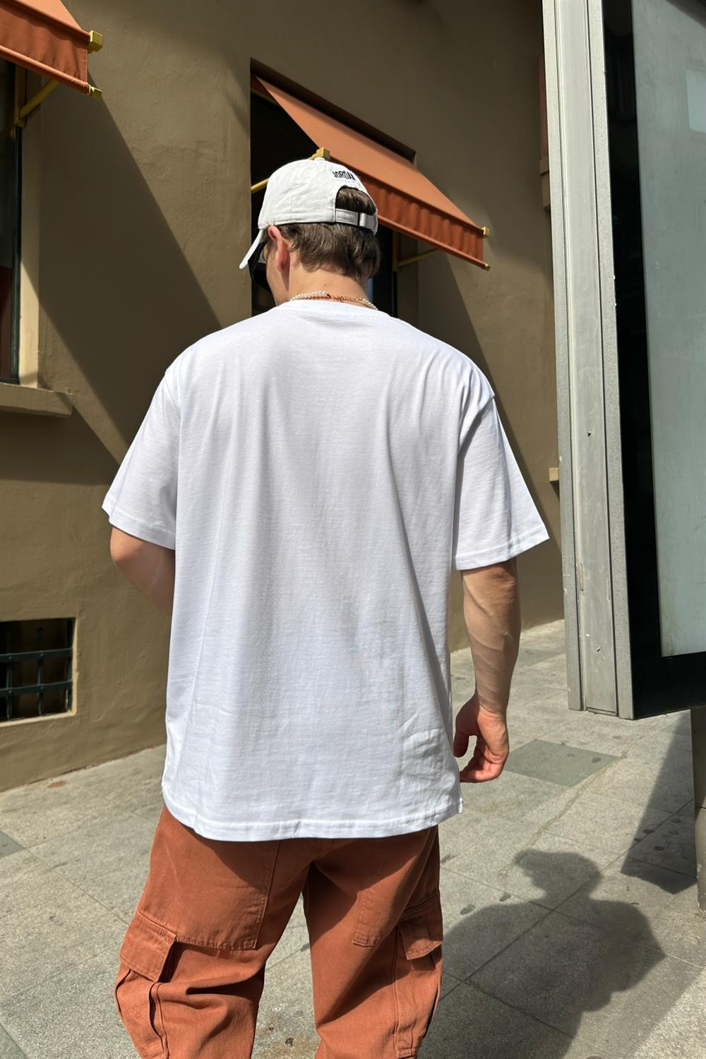 Beyaz Basic Oversize Tshirt T785