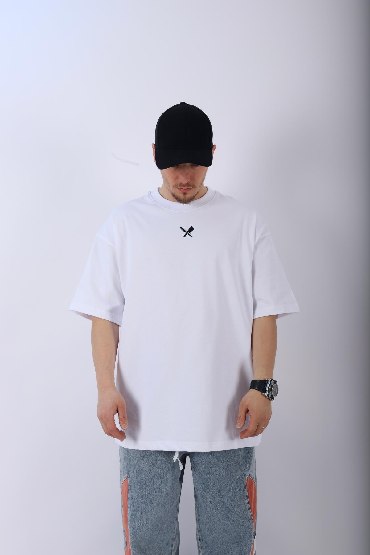 Beyaz DPM Oversize Tshirt T944