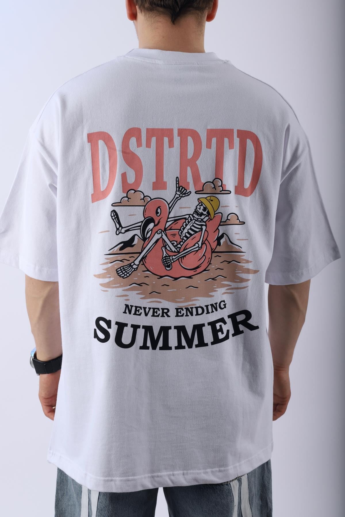 Beyaz DPM Oversize Tshirt T944