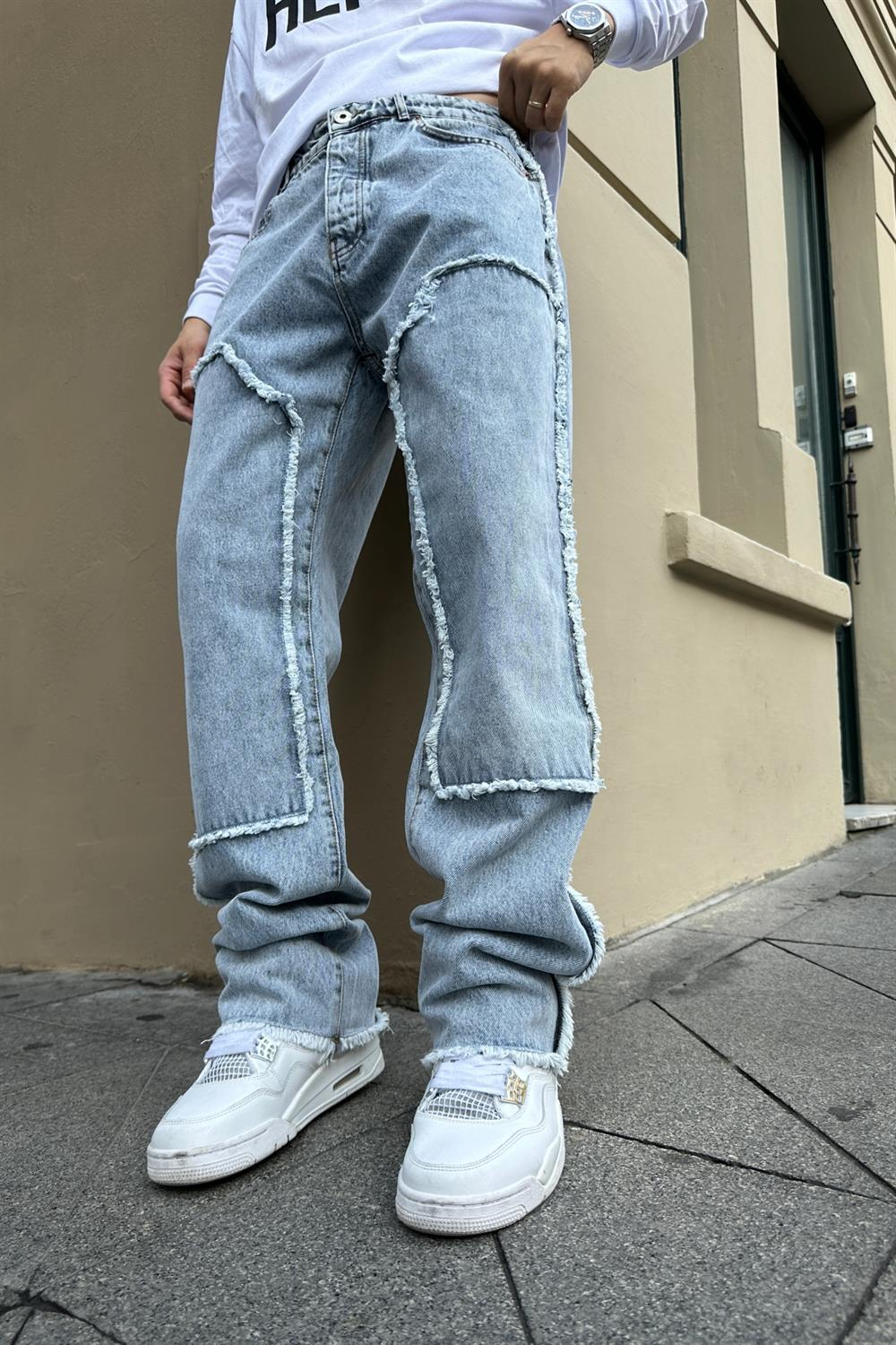 Blok Detay Jean Pantolon P759