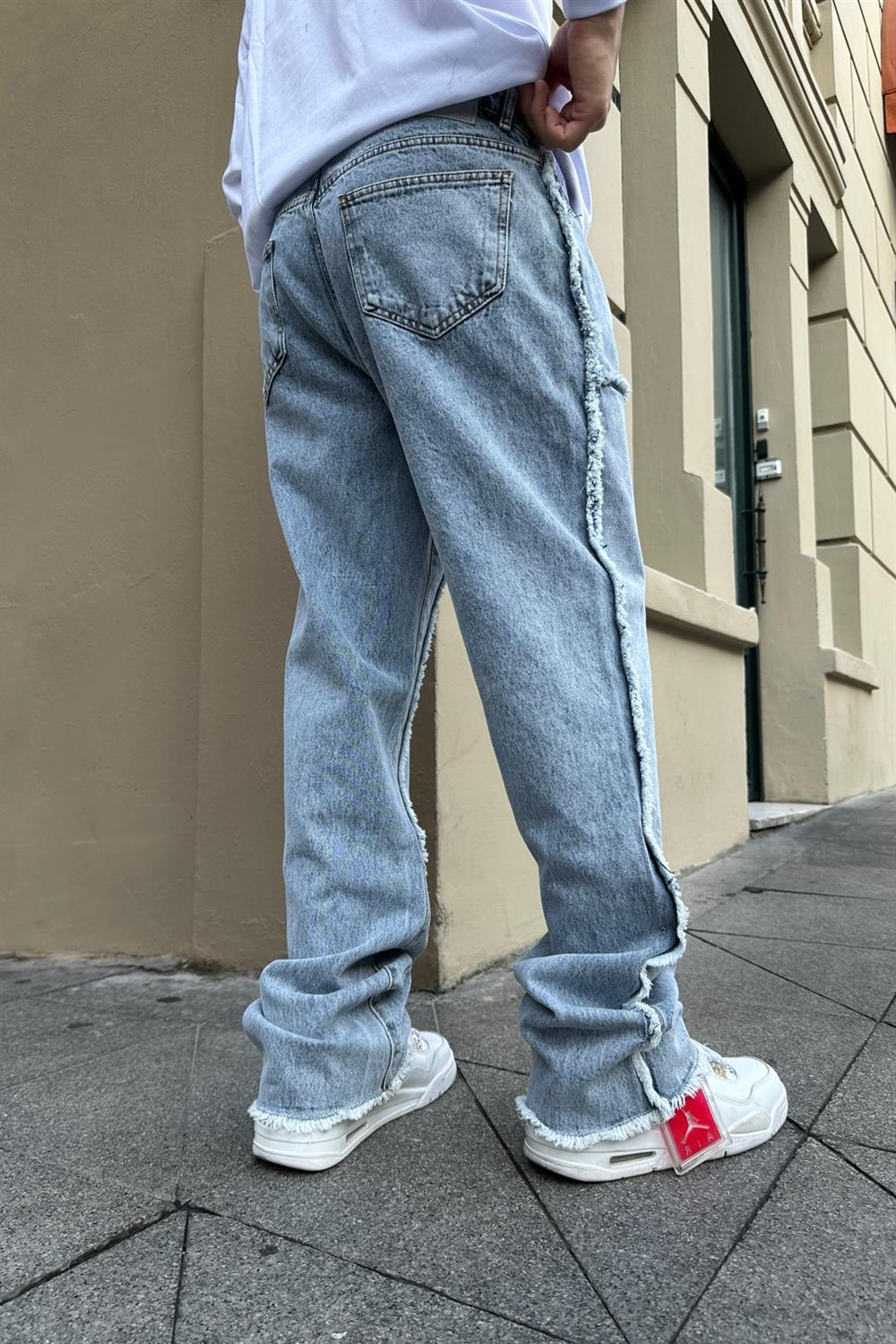 Blok Detay Jean Pantolon P759