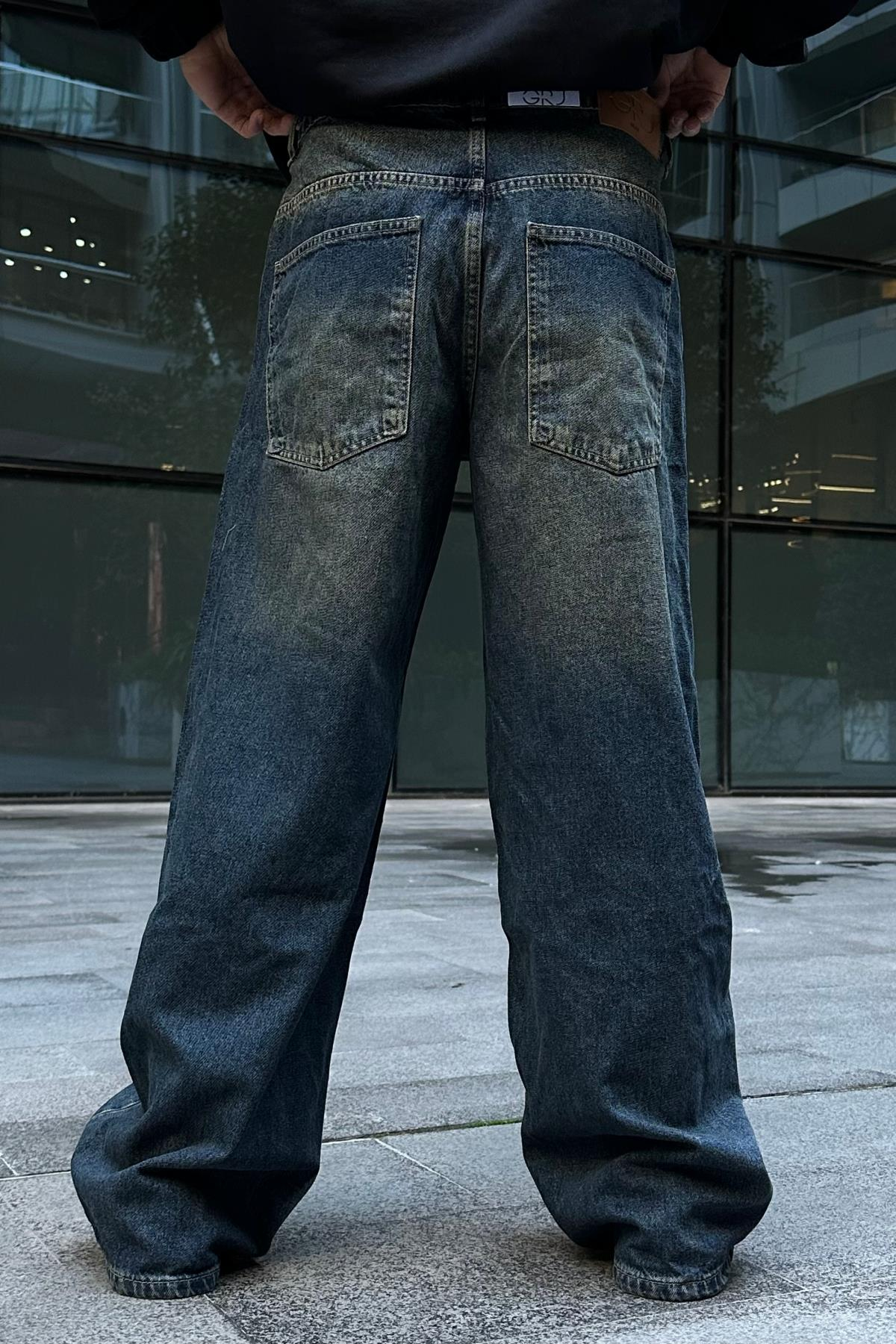 Bol Paça Acid Wash Jean Pantolon P834