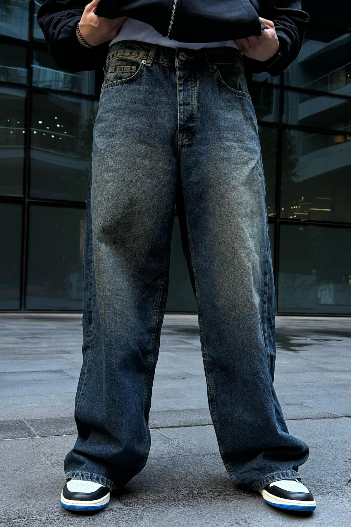 Bol Paça Acid Wash Jean Pantolon P834