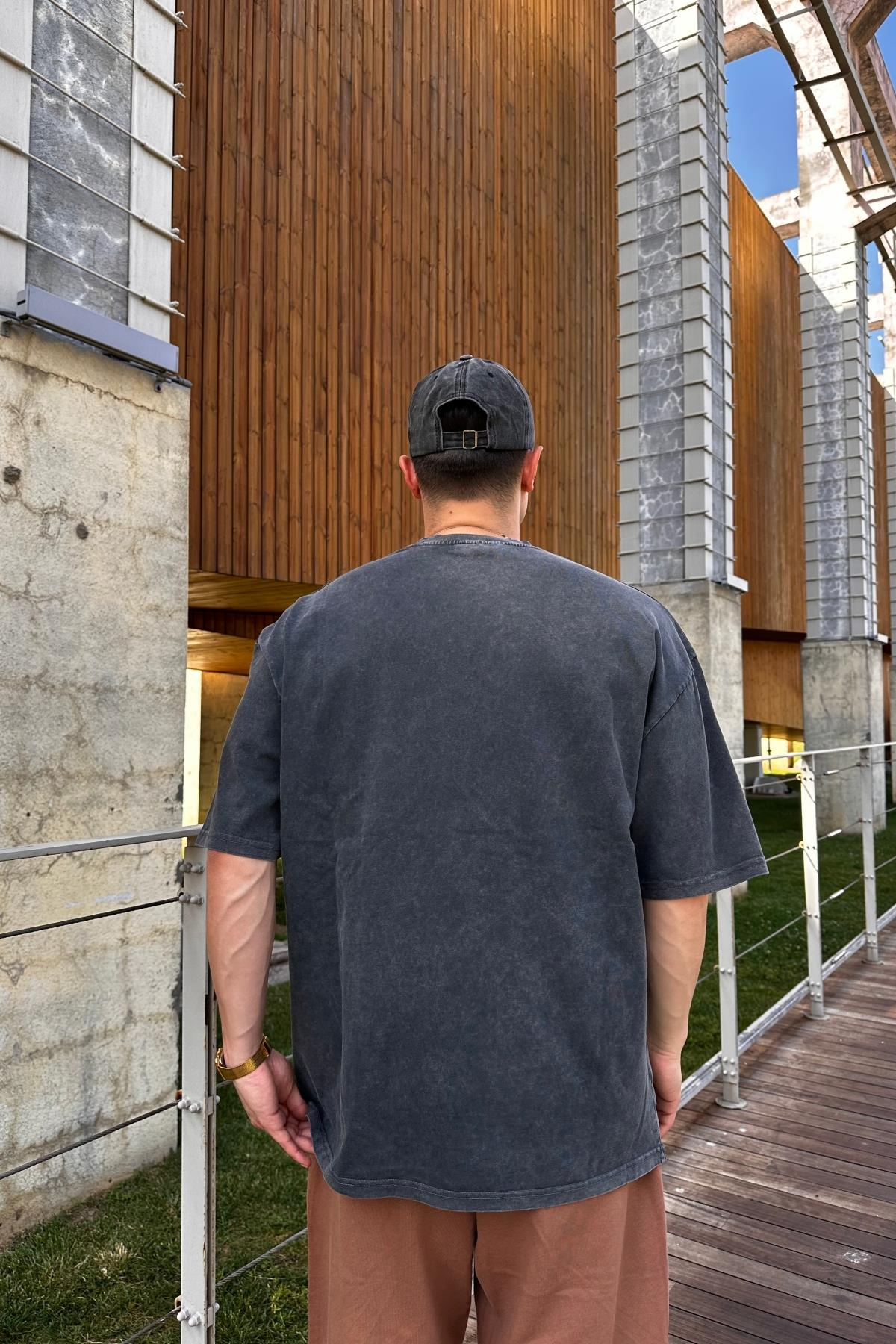 California Acid Wash Oversize Tshirt T1080