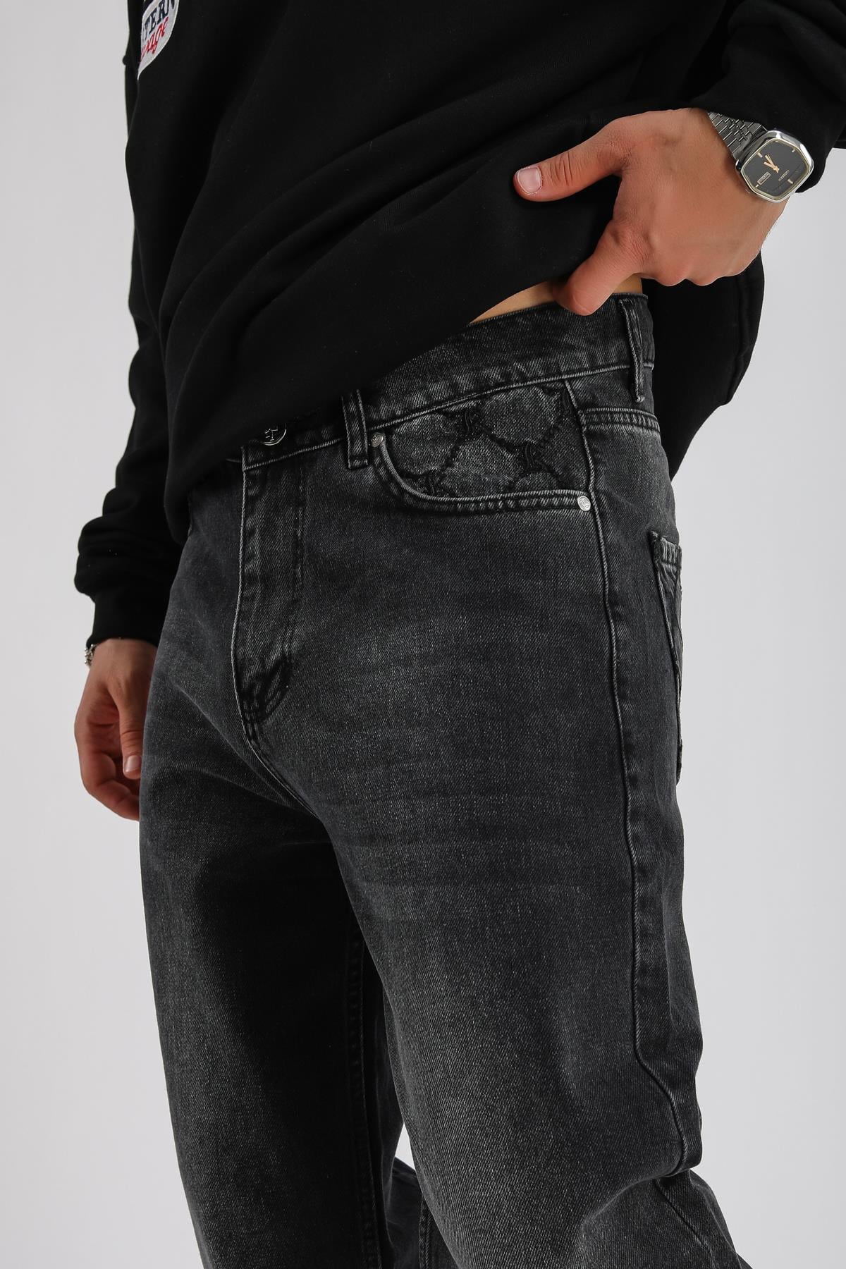 Cep Detay Füme Jean Pantolon P993