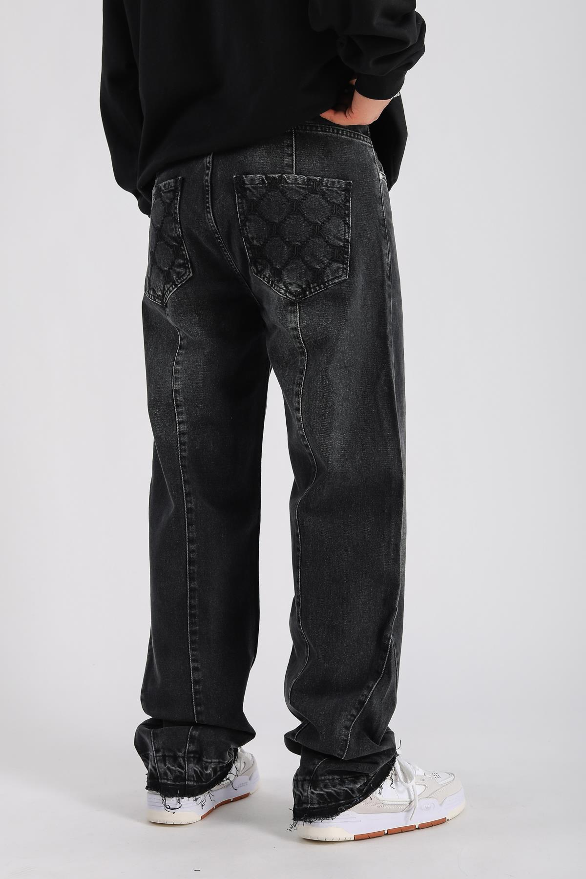 Cep Detay Füme Jean Pantolon P993