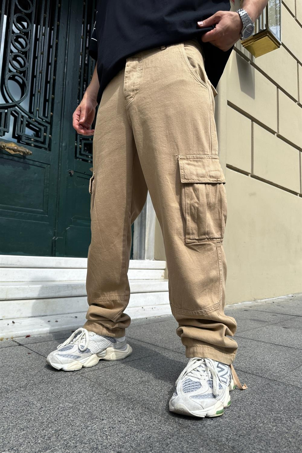 Cepli Açık Kahve Bdg Combat Gabardin Pantolon P714