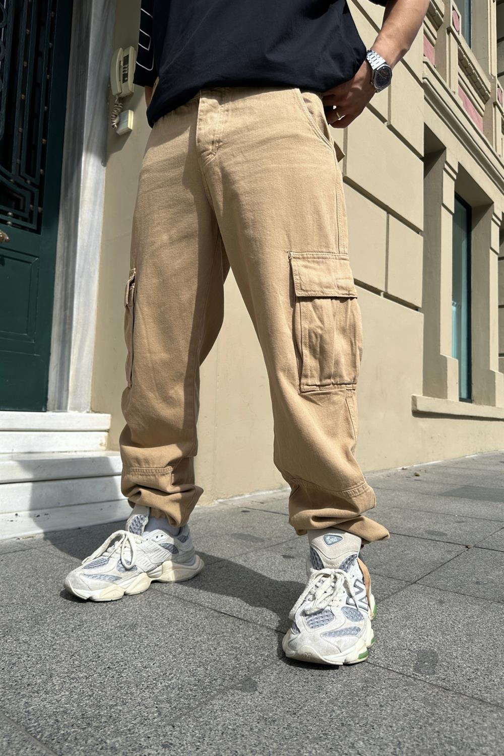 Cepli Açık Kahve Bdg Combat Gabardin Pantolon P714
