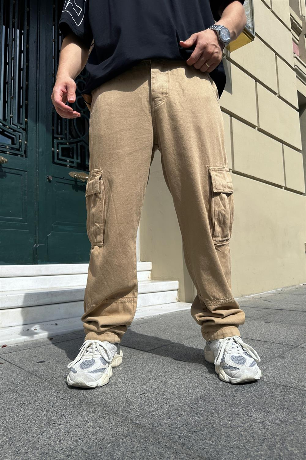 Cepli Açık Kahve Bdg Combat Gabardin Pantolon P714