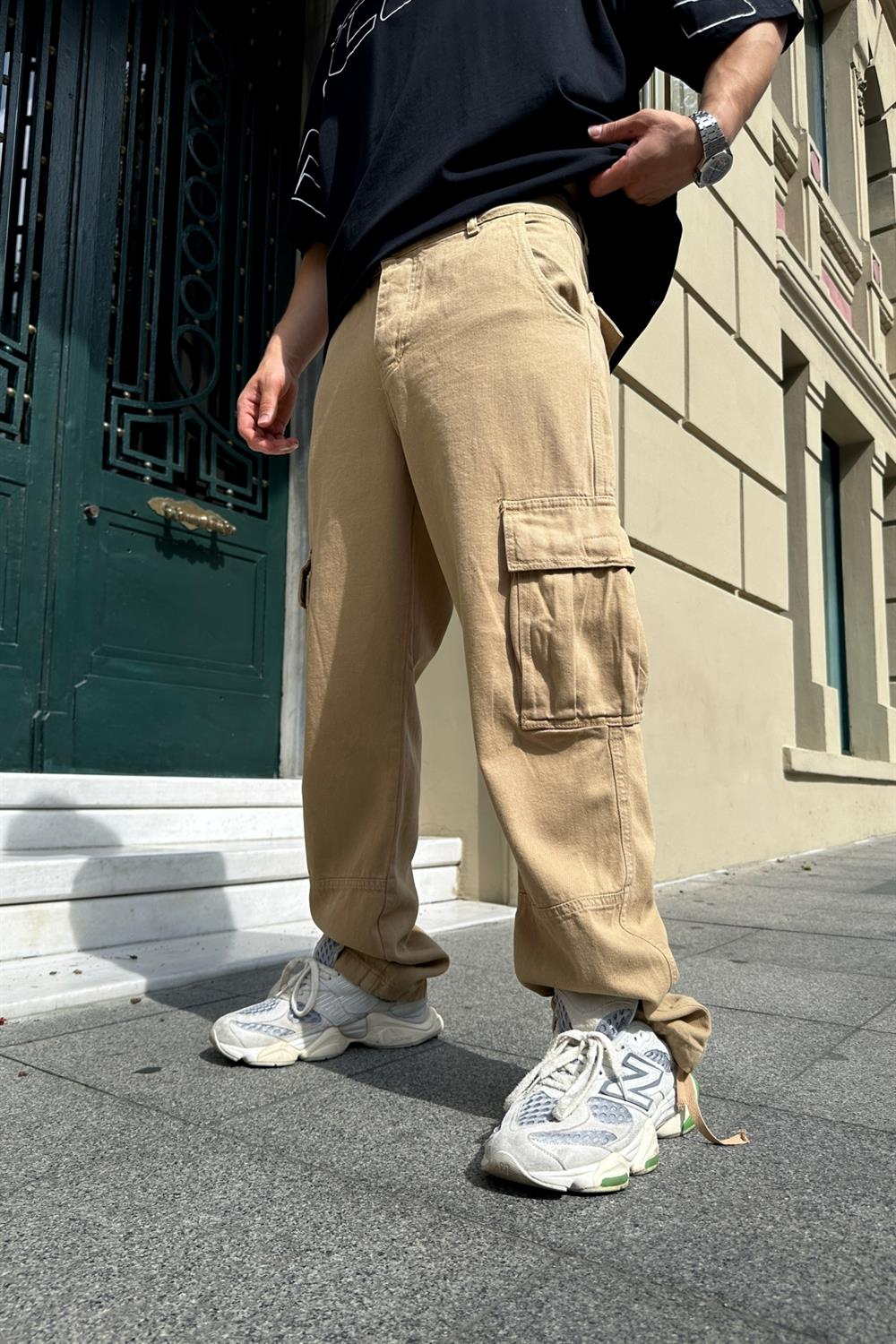 Cepli Açık Kahve Bdg Combat Gabardin Pantolon P714