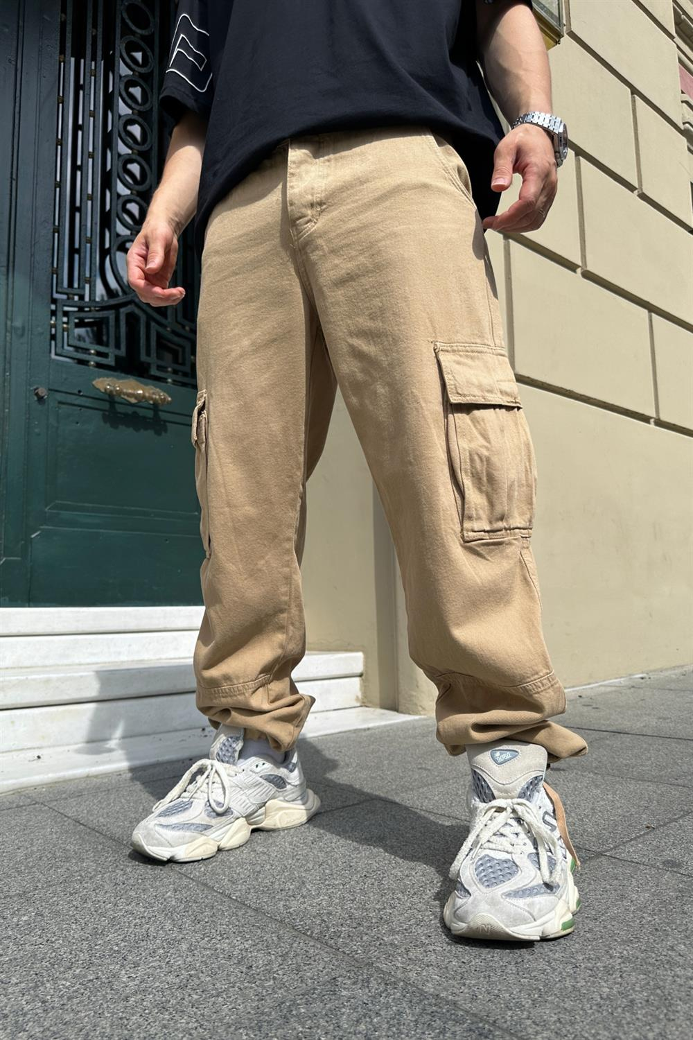 Cepli Açık Kahve Bdg Combat Gabardin Pantolon P714