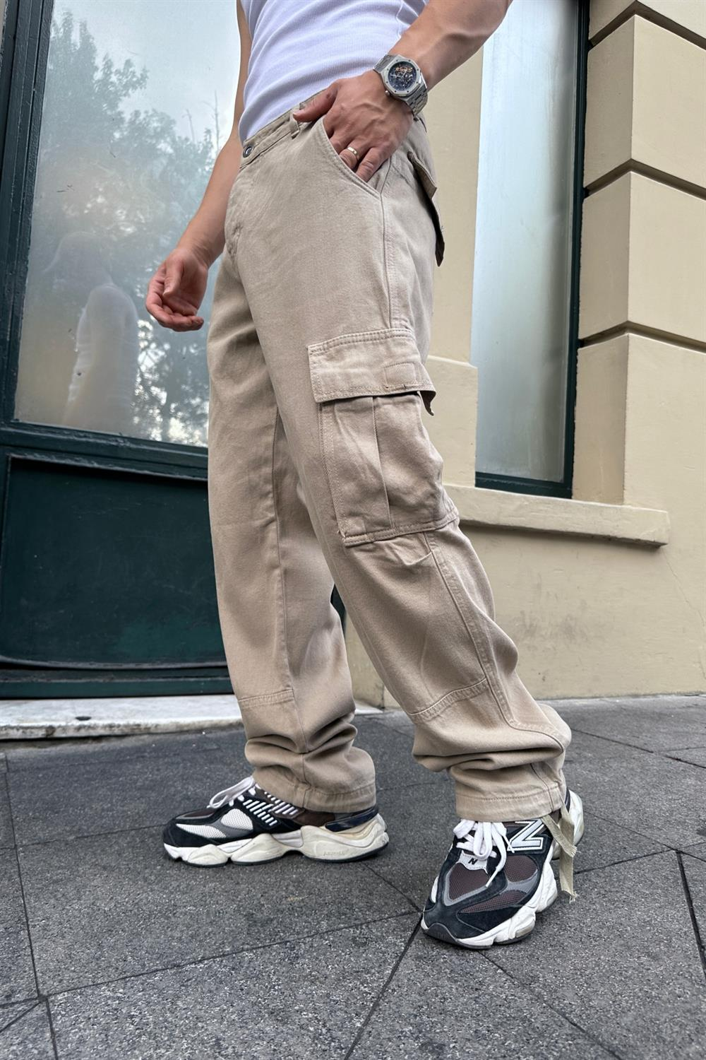 Cepli Bej Bdg Combat Gabardin Pantolon P712